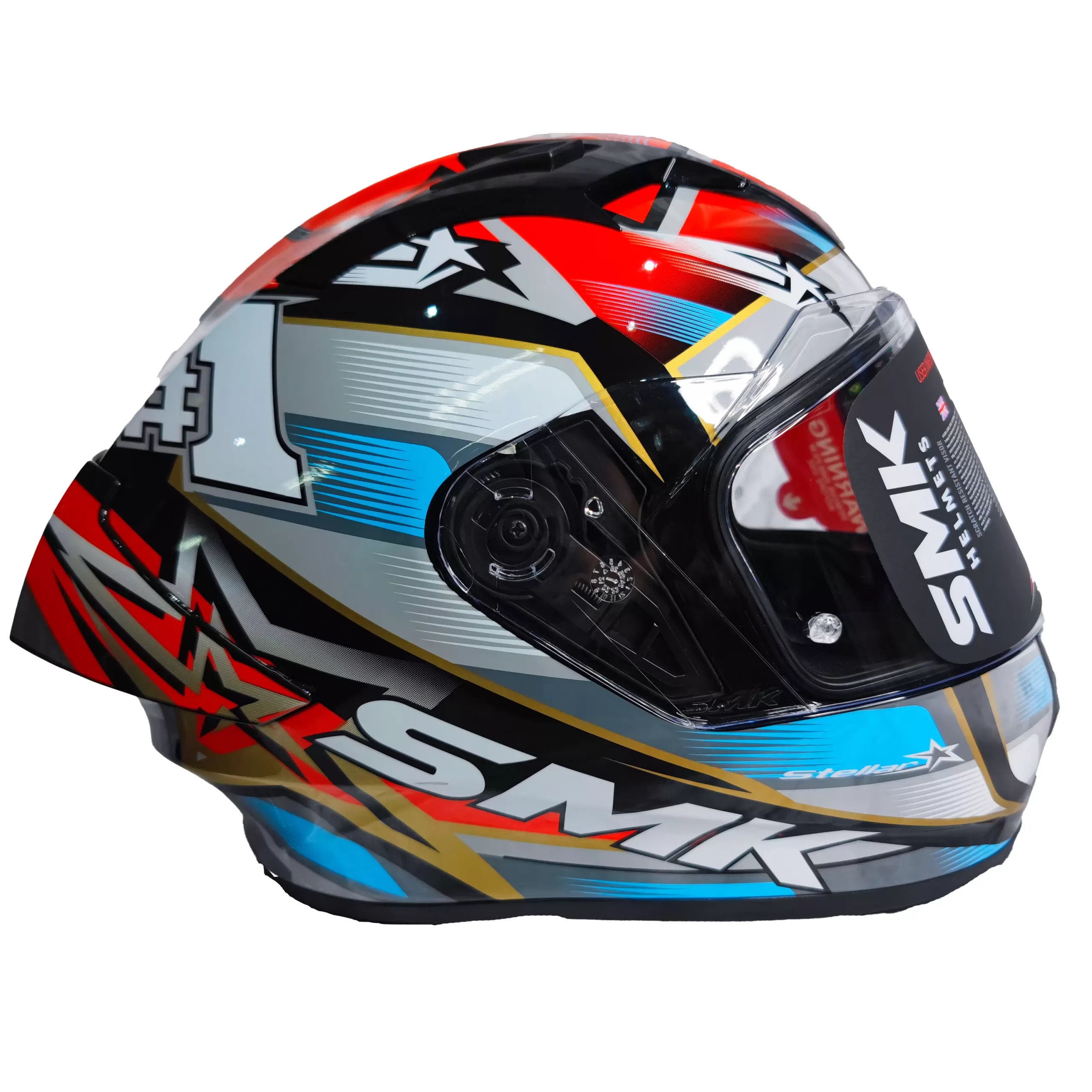 Casco SMK Stellar Sport - Rojo