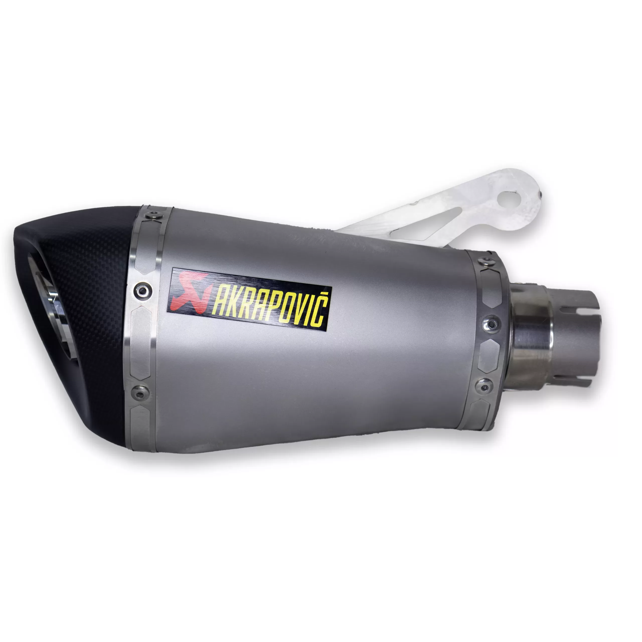 Escape Akrapovic - Punta Fibra de Carbono 30 cm - Gris