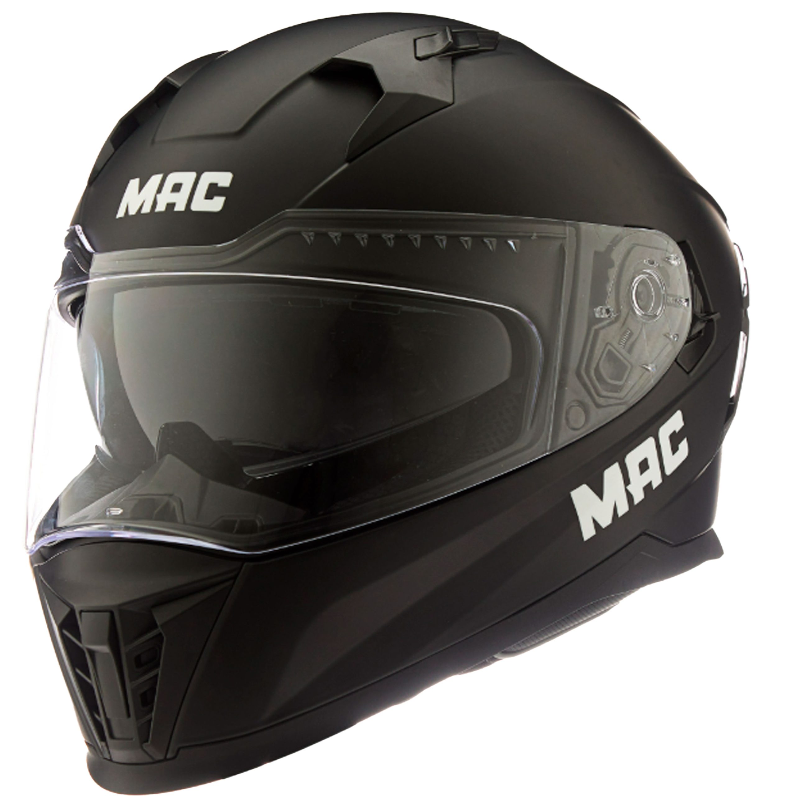 Casco Mac Force Doble Visor- Negro Mate - Imagen 3