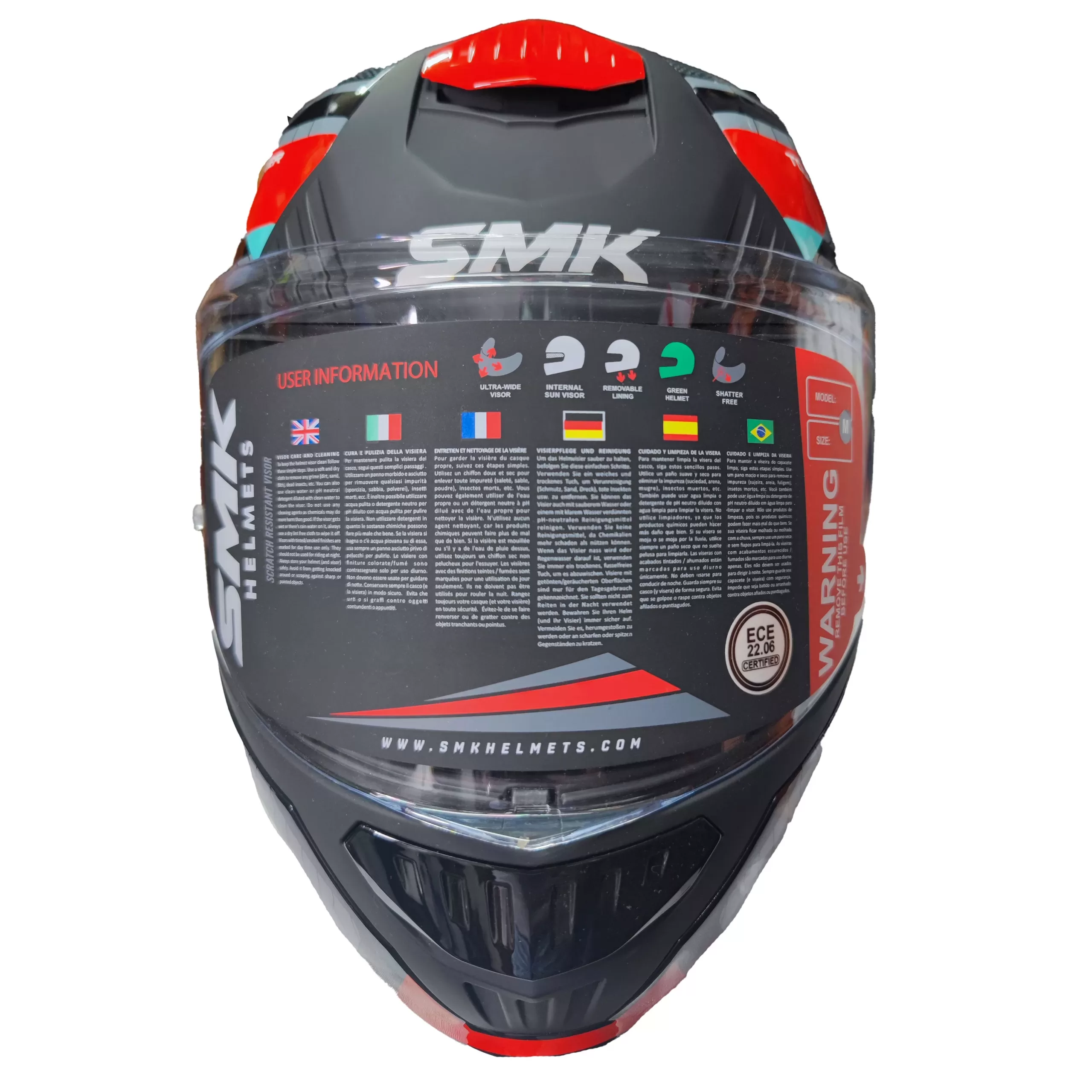 Casco Rebatible SMK - Gullwing Navigator - Imagen 3