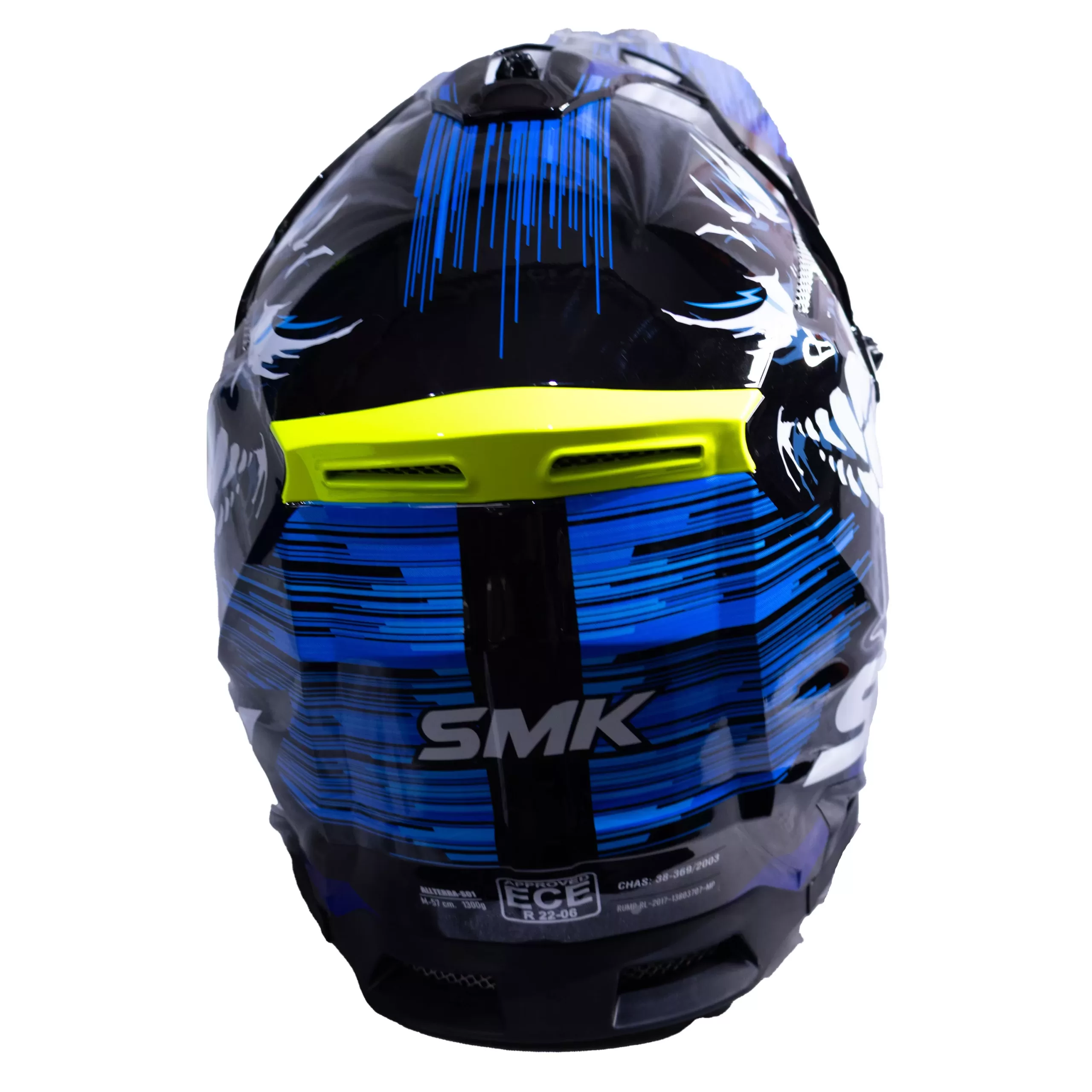Casco SMK Alterra Smiley - Azul - Imagen 4