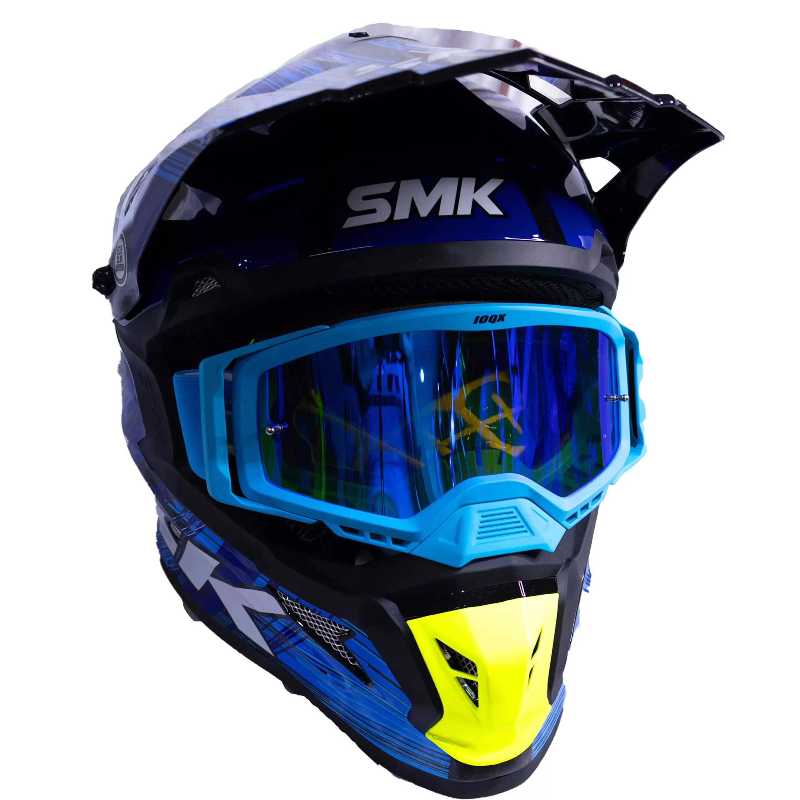 Casco SMK Alterra Smiley - Azul - Imagen 3