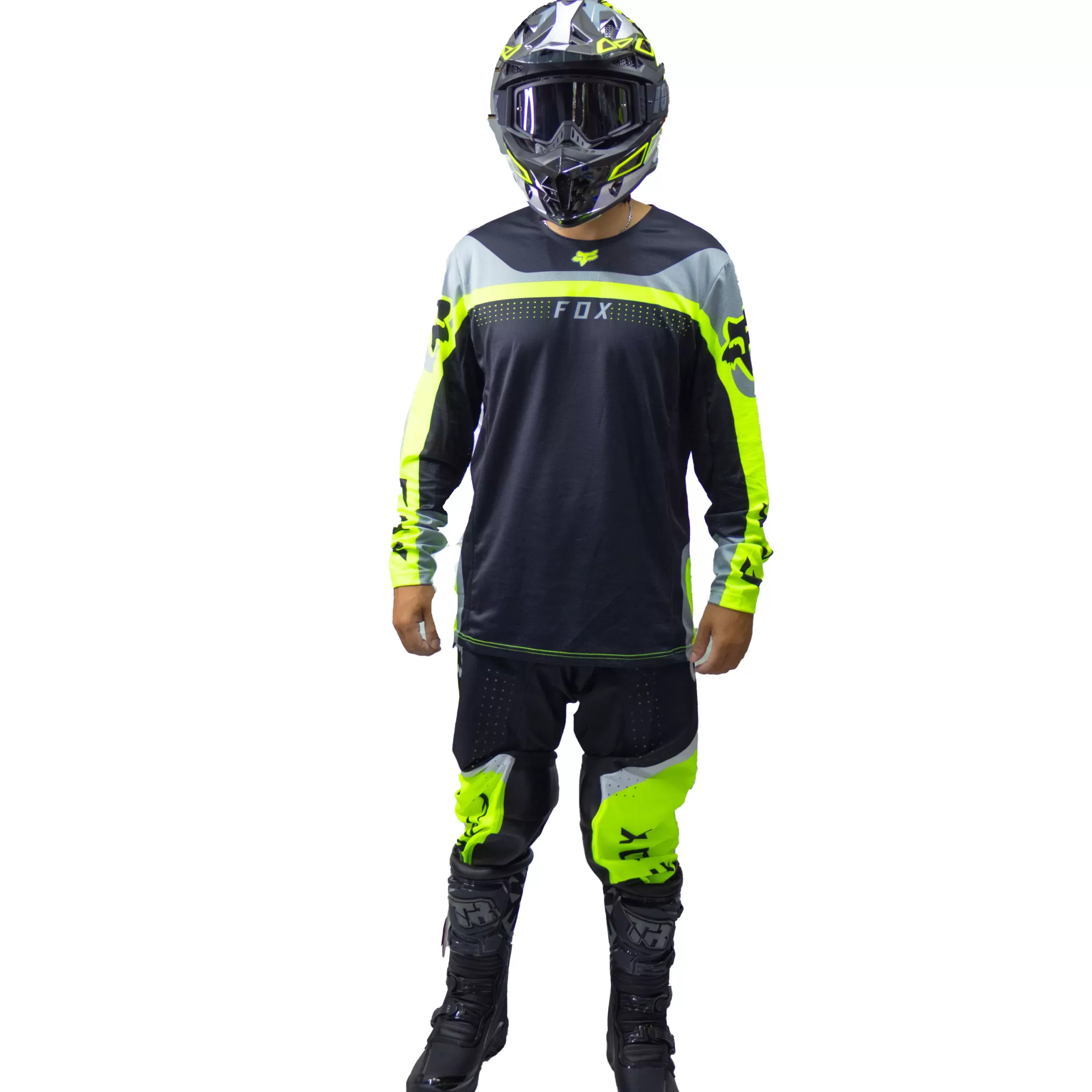 Conjunto Fox - Negro/Amarillo