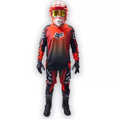 Conjunto Fox - Negro/Rojo