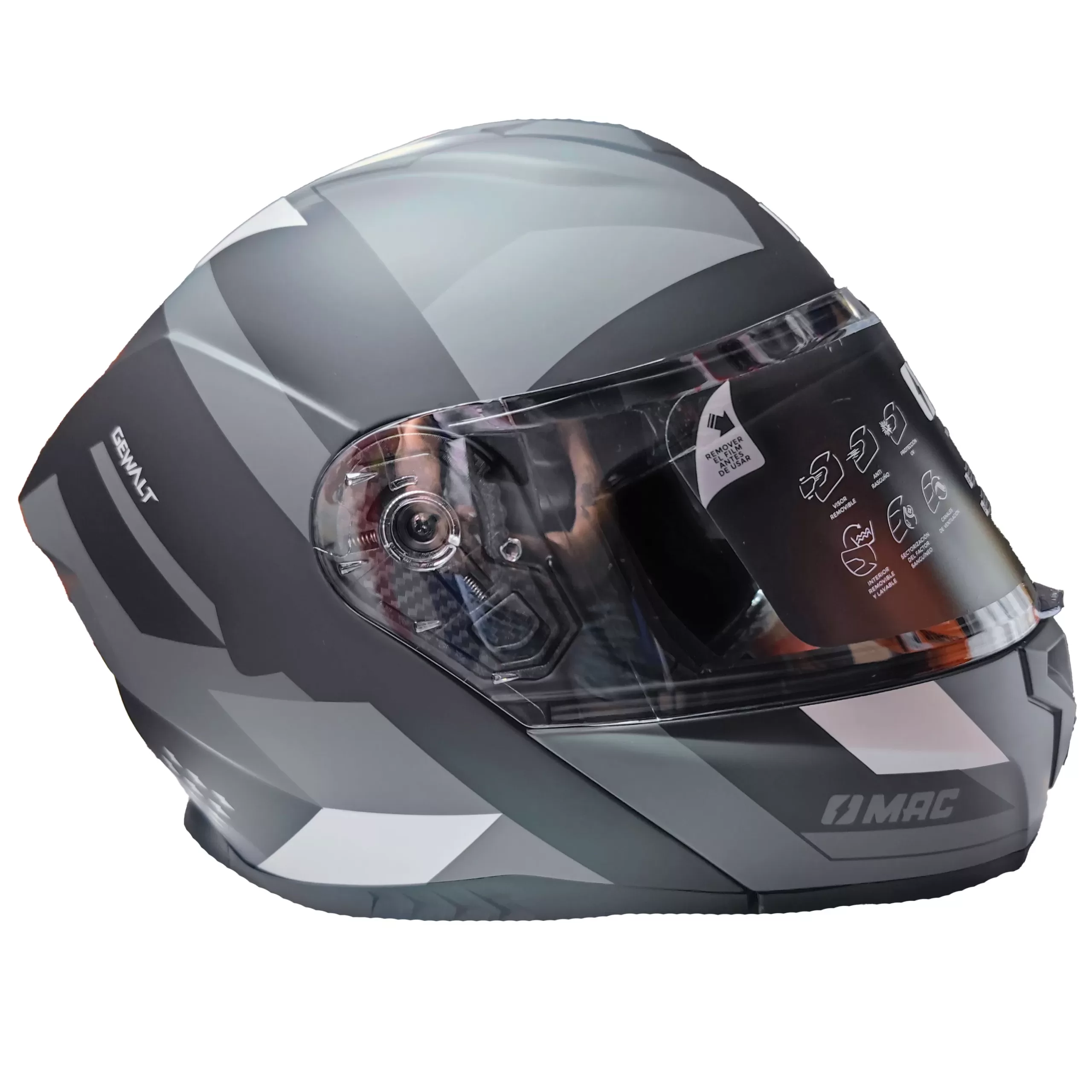 Casco Rebatible MAC GEWALT - Imagen 4
