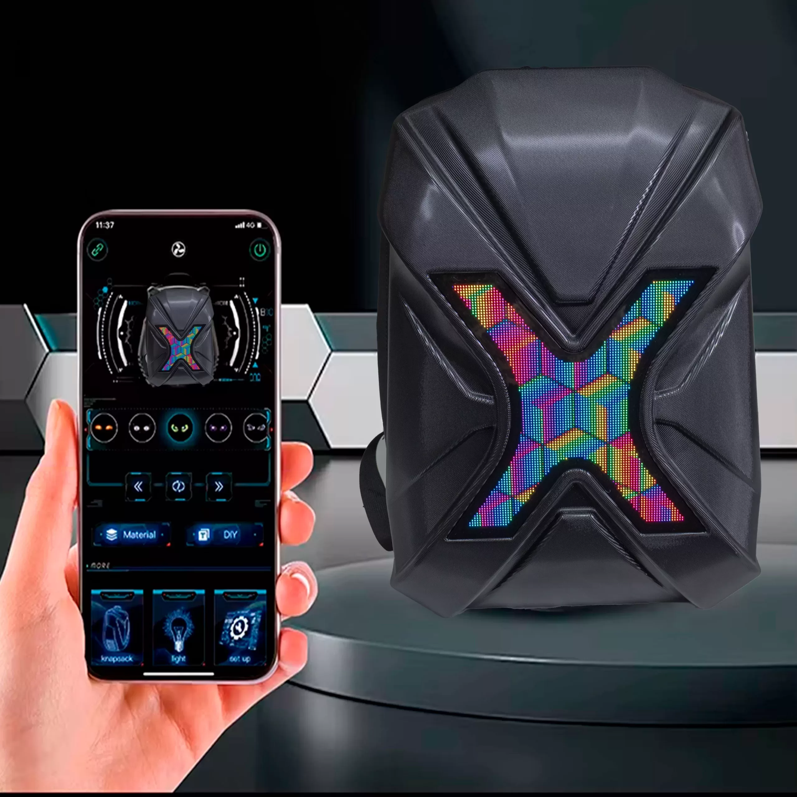 MOCHILA LED LOY - X - Imagen 6