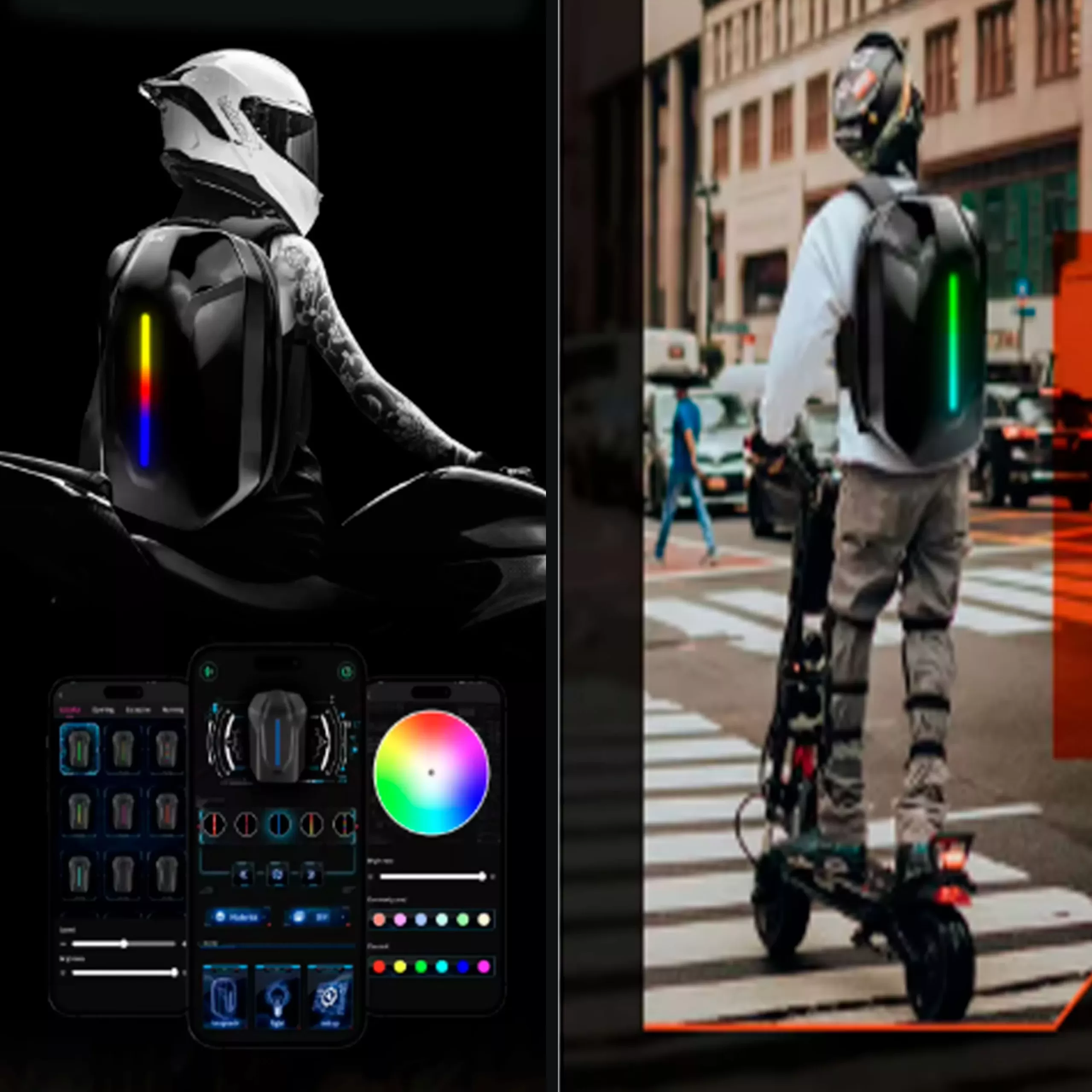 MOCHILA LED - CHASE LIGHT - Imagen 10