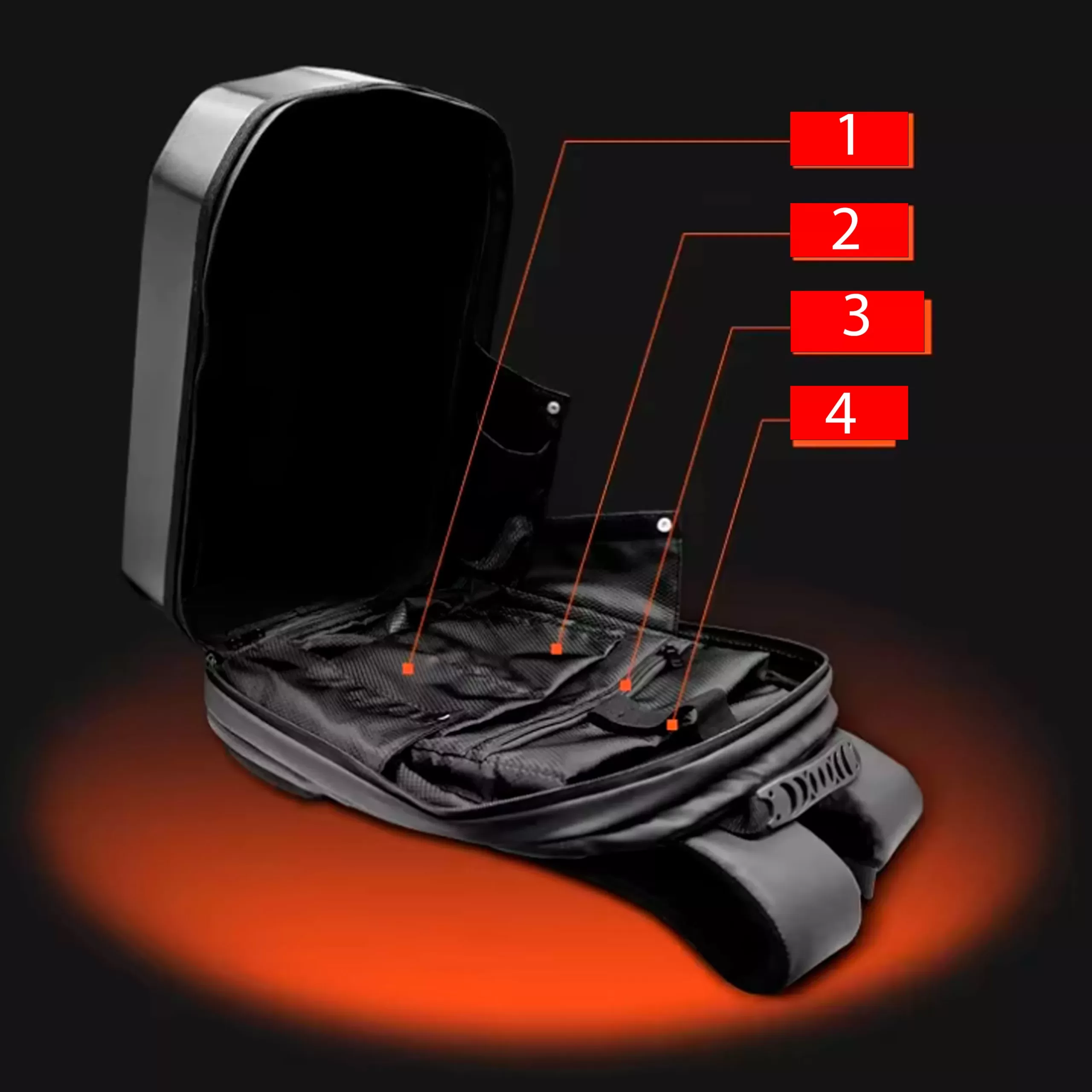 MOCHILA LED - CHASE LIGHT - Imagen 11