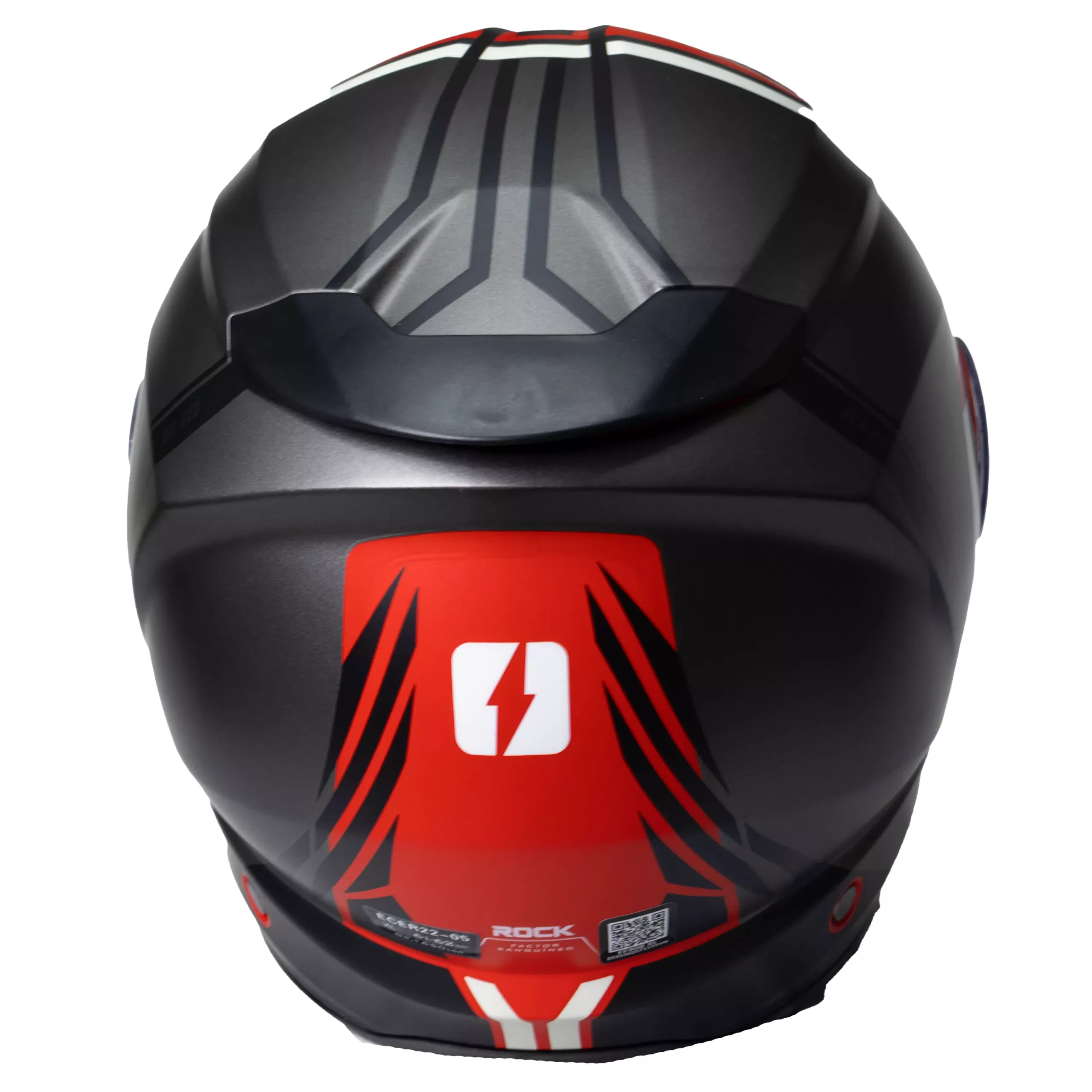 CASCO MAC REBATIBLE ALBARN Rojo/Negro - Imagen 4