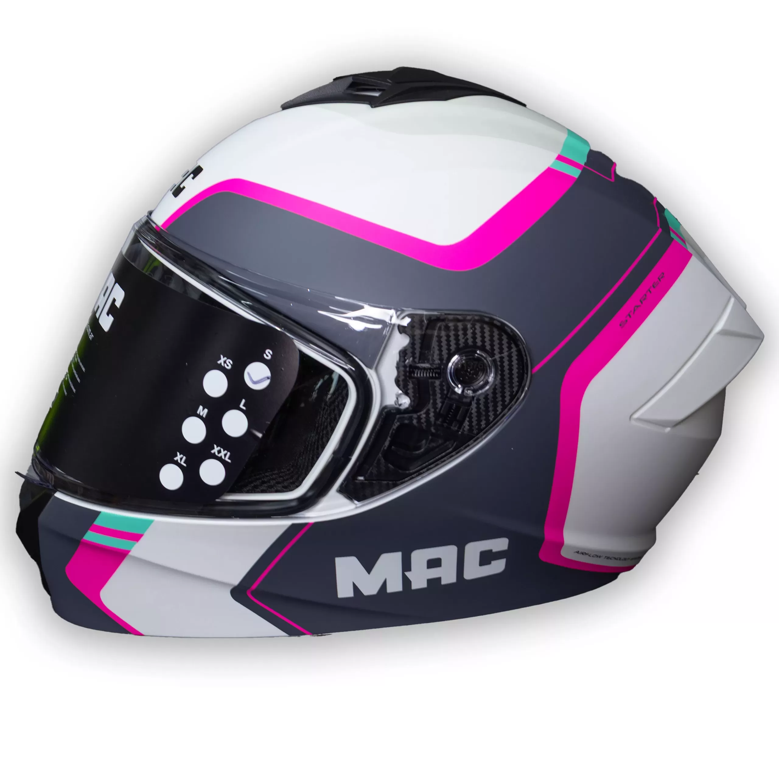 Casco MAC Starter QURBIK - Blanco/Rosa - Imagen 6