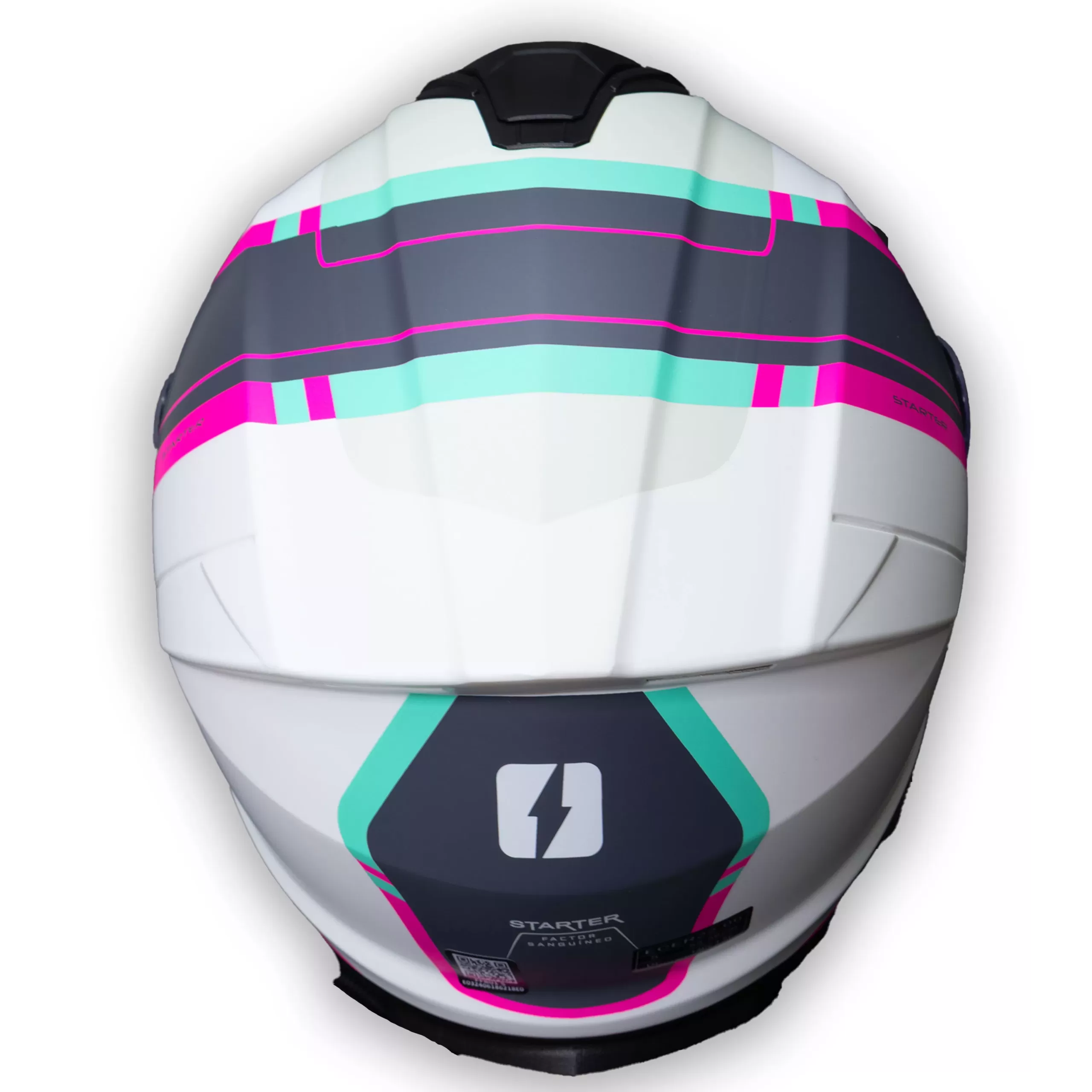 Casco MAC Starter QURBIK - Blanco/Rosa - Imagen 3