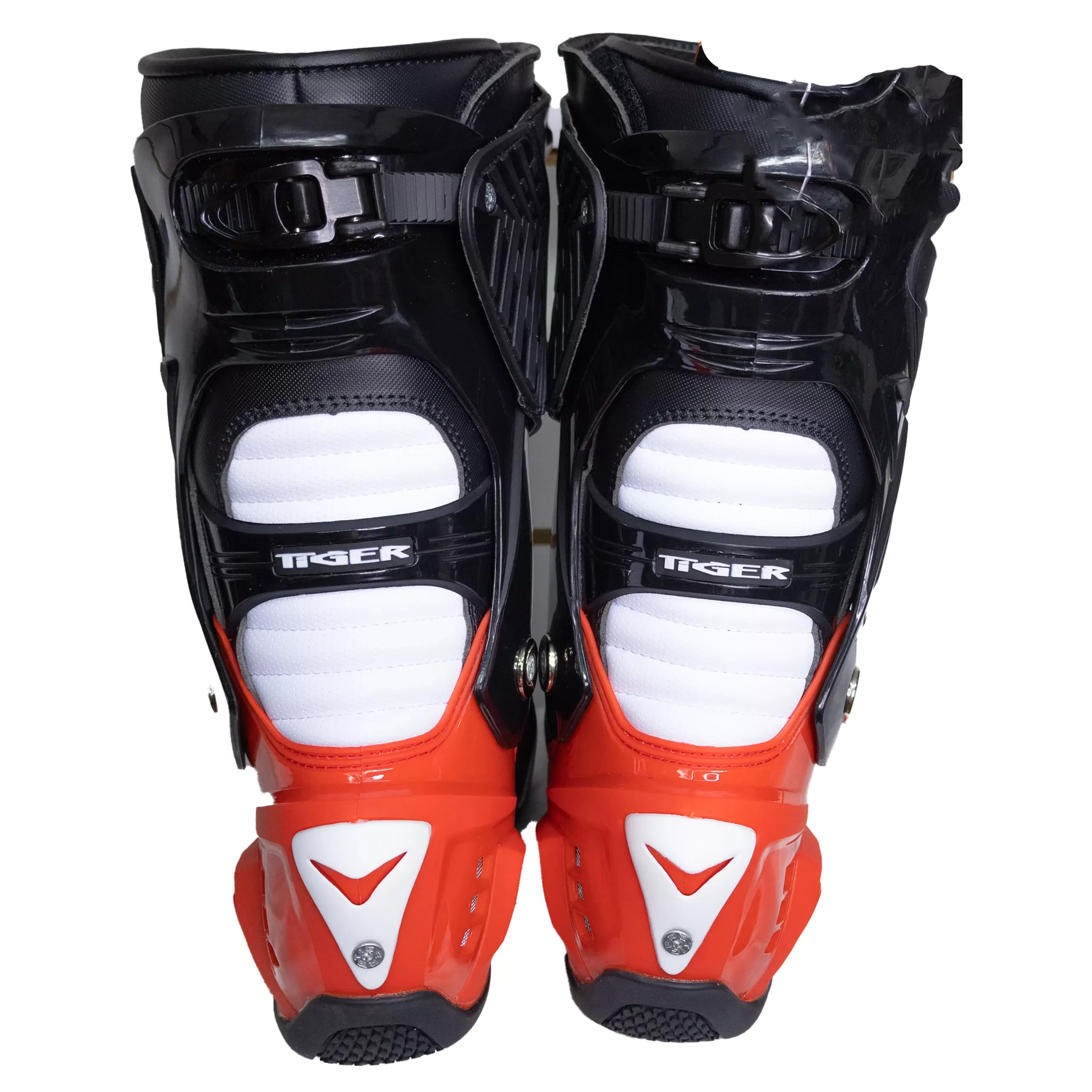 Botas de Pista Tiger Racing X-One - Negro/Rojo - Imagen 3