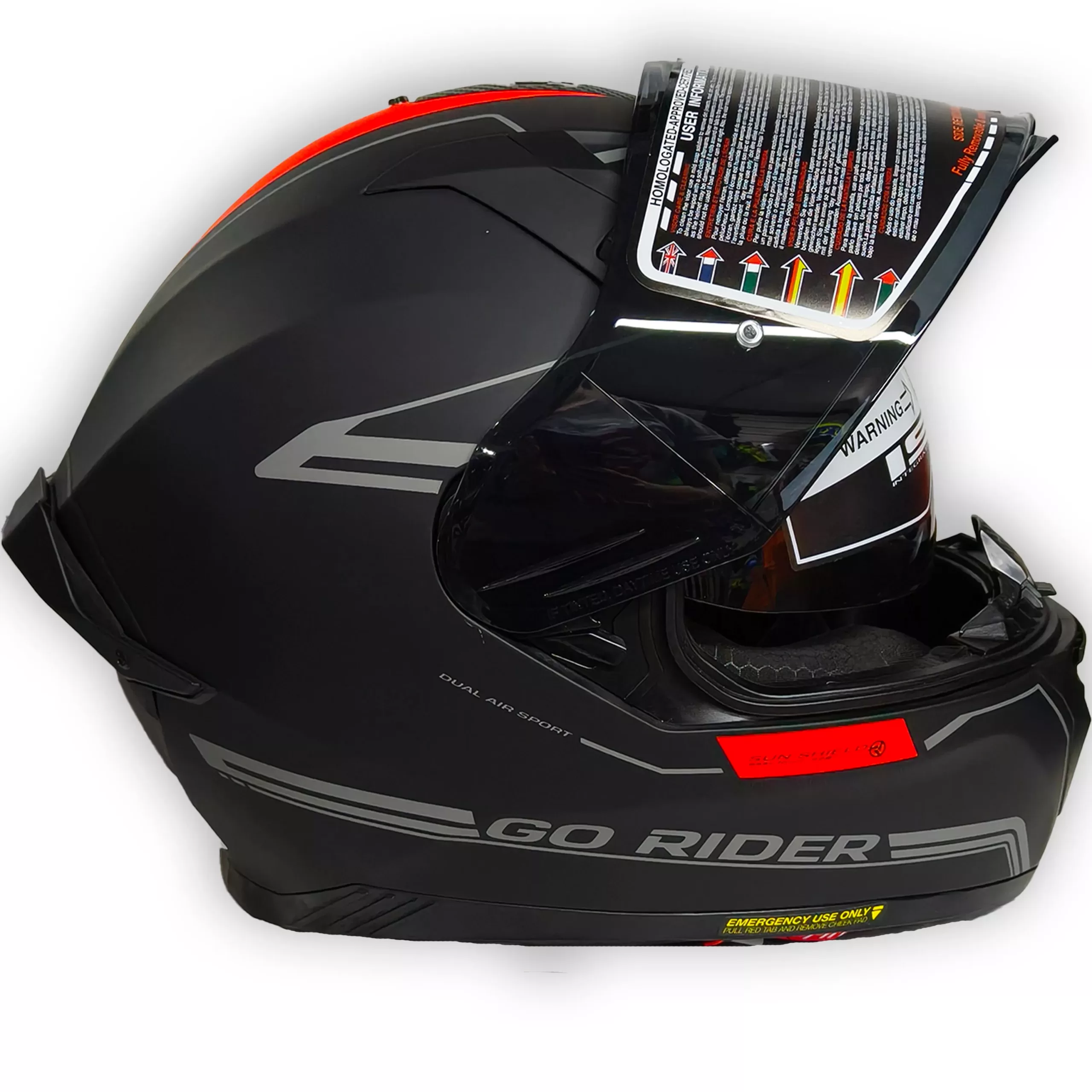 Casco NZI Go Rider Negro