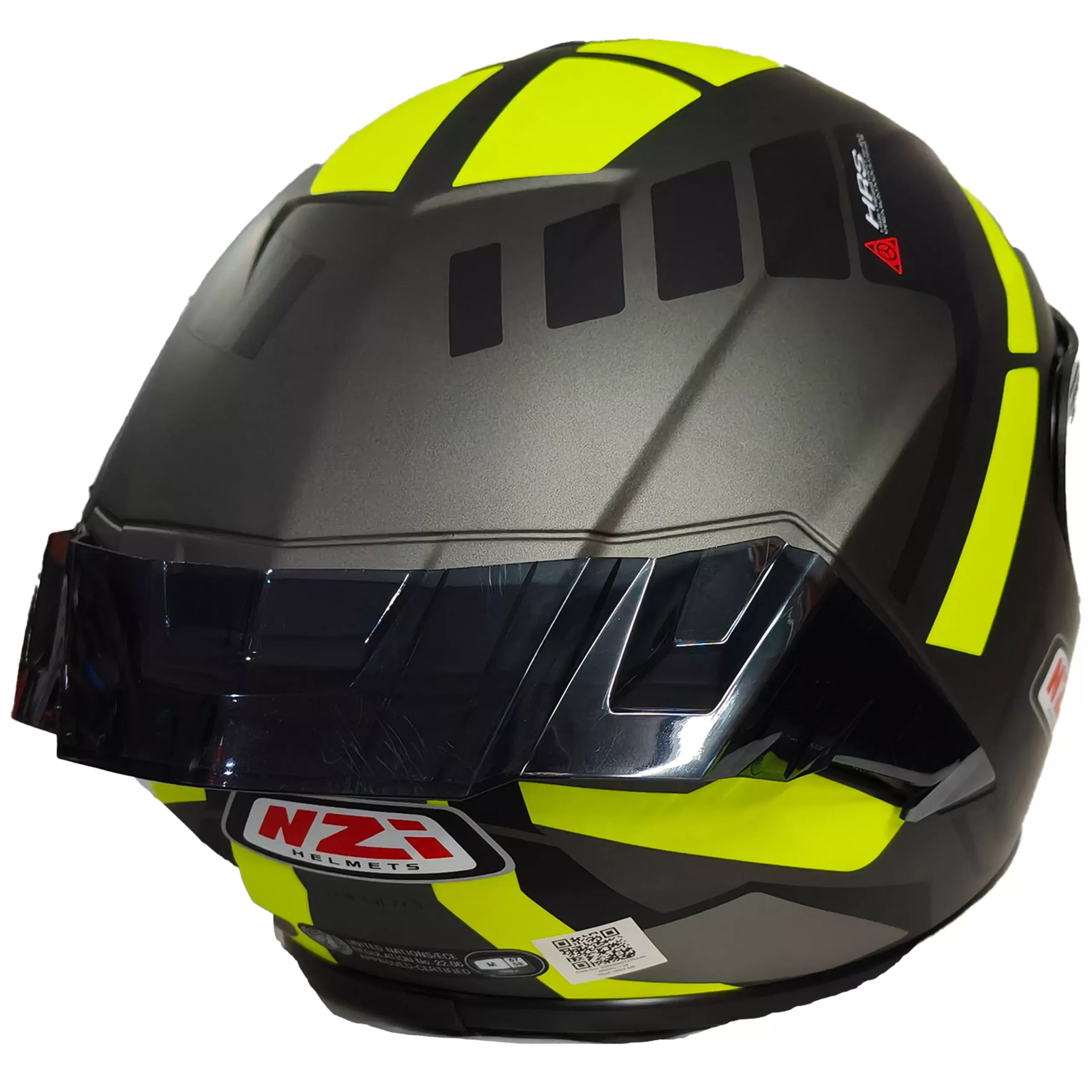 Casco NZI Trendy 3 Stream Overtaking - Negro/Amarillo - Imagen 3
