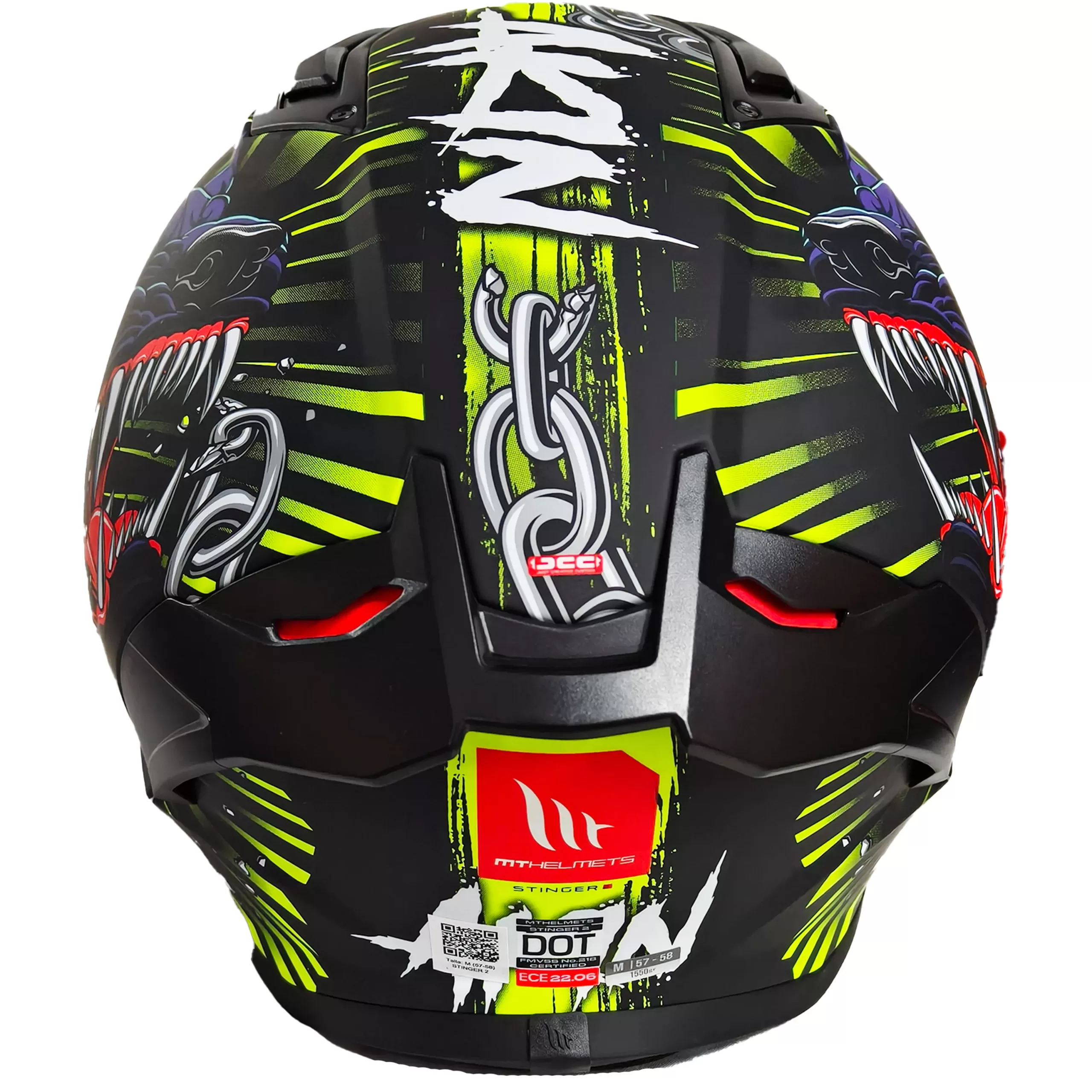 Casco MT STINGER 2 AKIN - Imagen 3