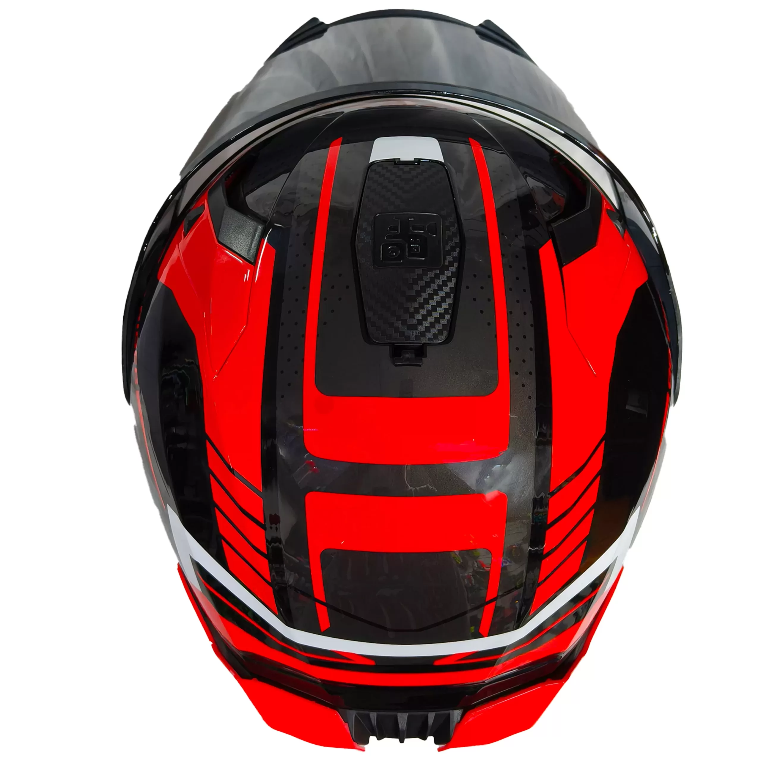 Casco NZI Go Rider Motion Negro/Rojo - Imagen 3