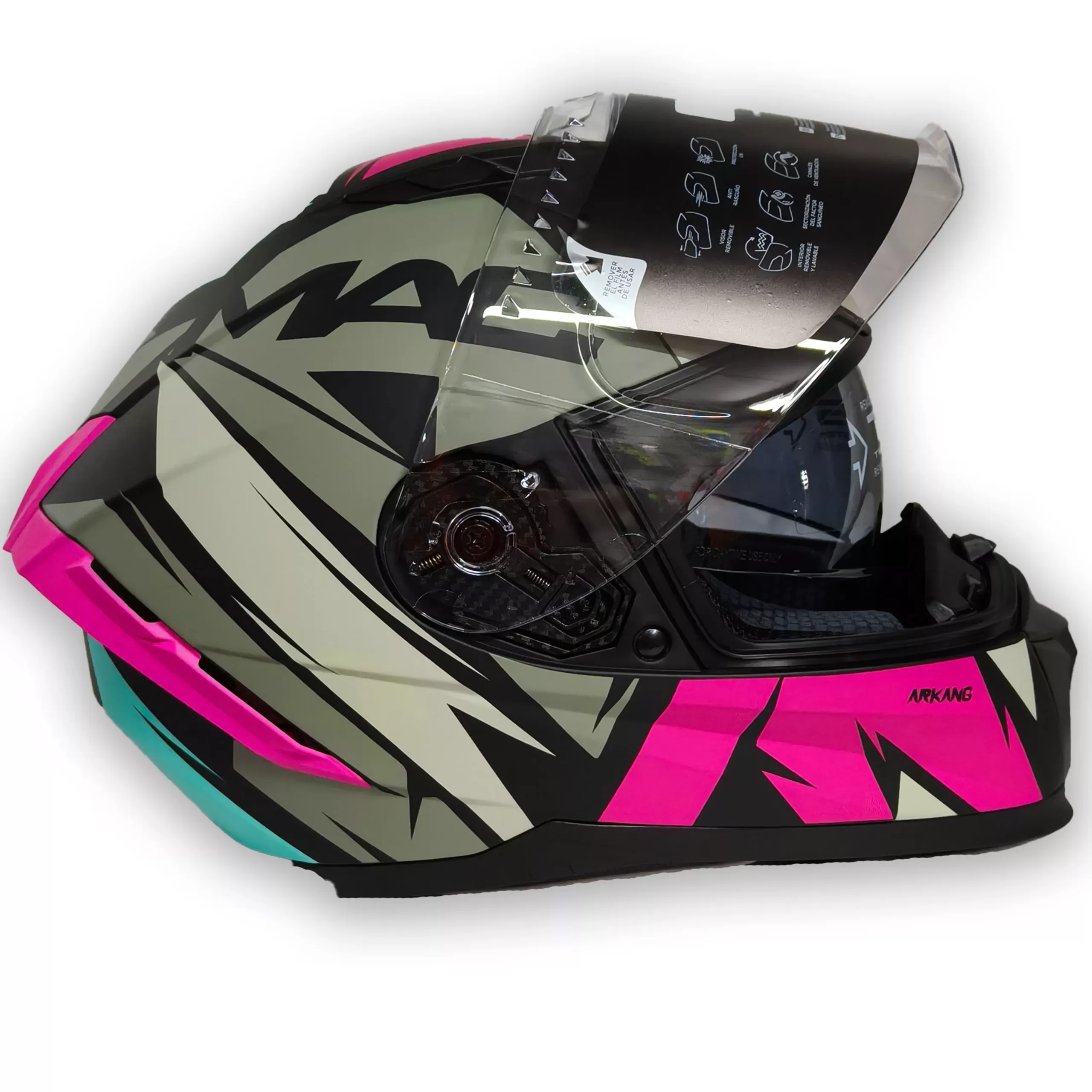 Casco Mac Force ARKANG - Rosa