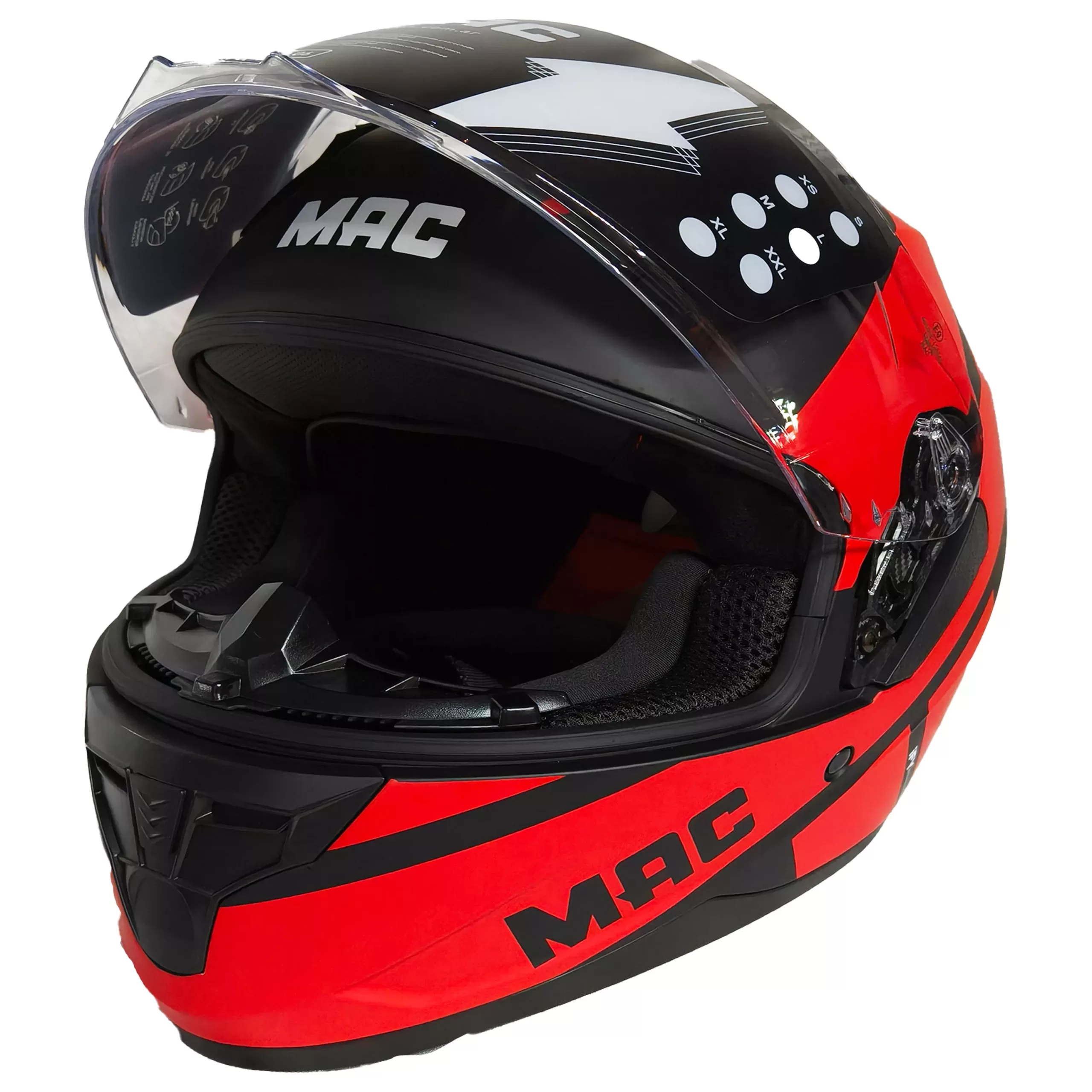 Casco Mac Bass CUARD - Rojo - Imagen 2
