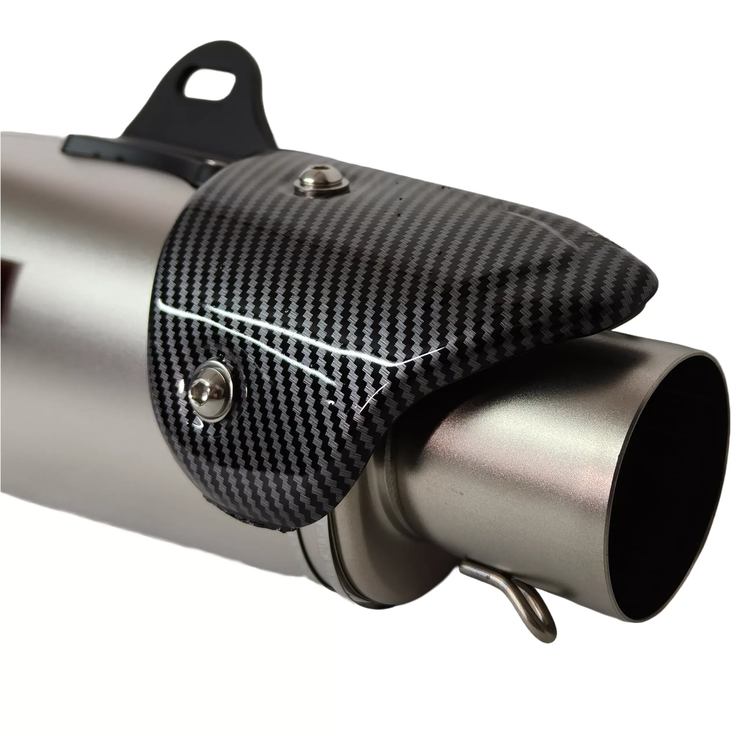 Escape Akrapovic Acero 37 cm - Plata - Imagen 2