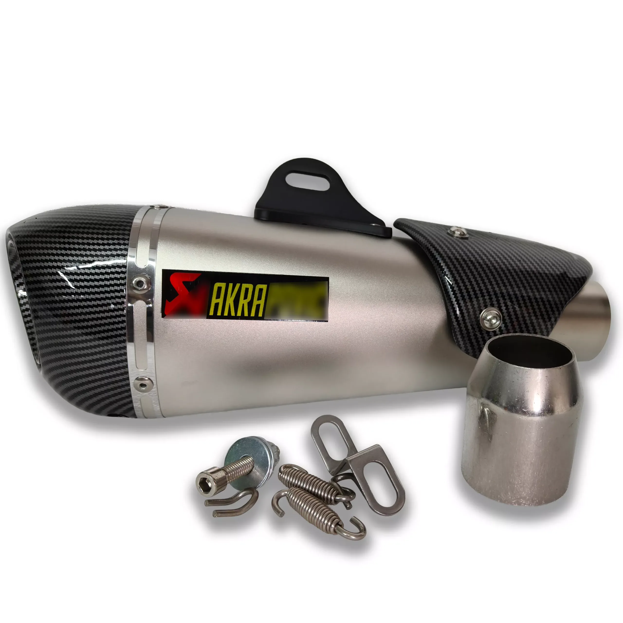 Escape Akrapovic Acero 37 cm - Plata