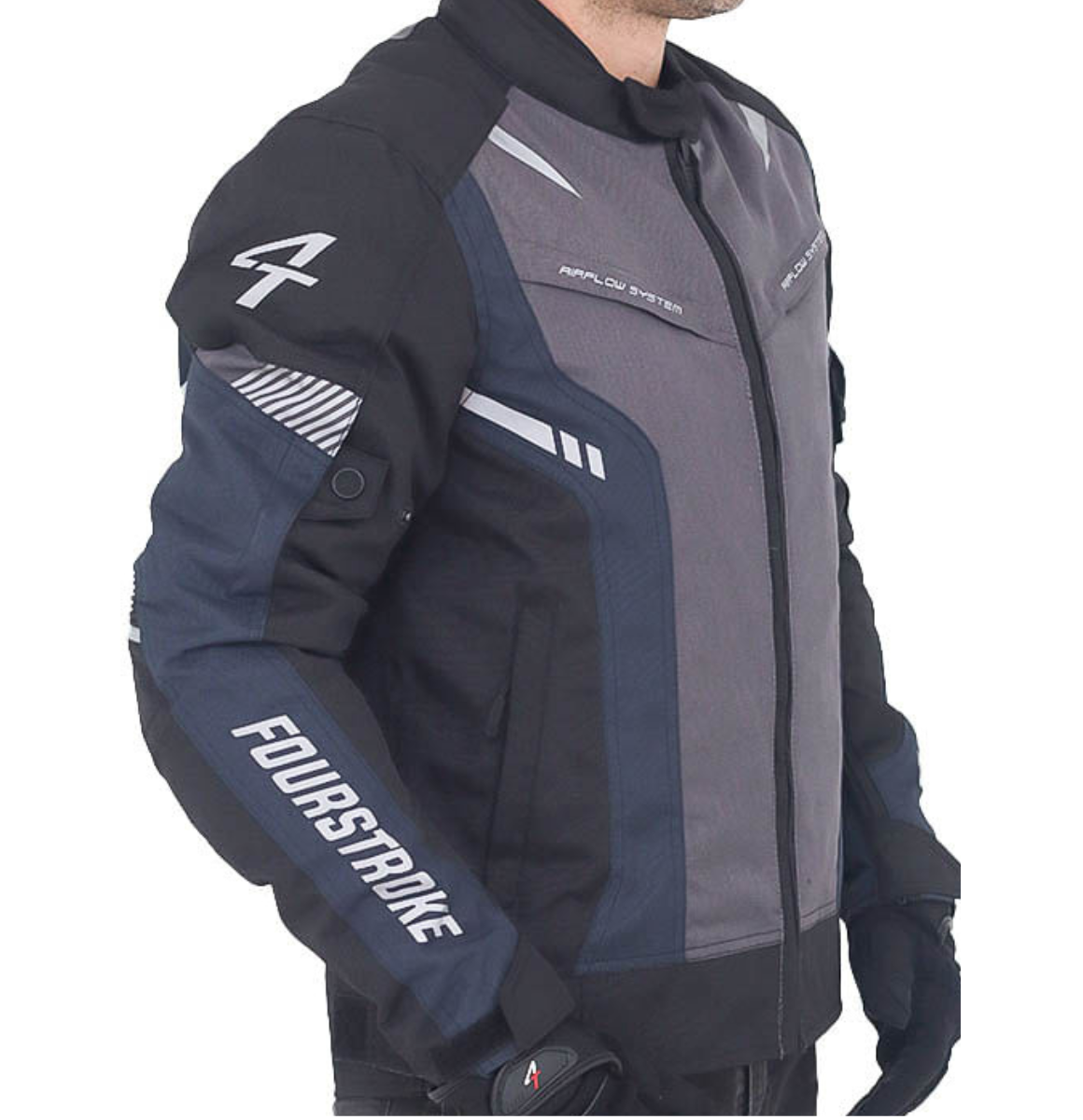 Campera 4 Stroke - Warrior V2 Full Grey - Imagen 3