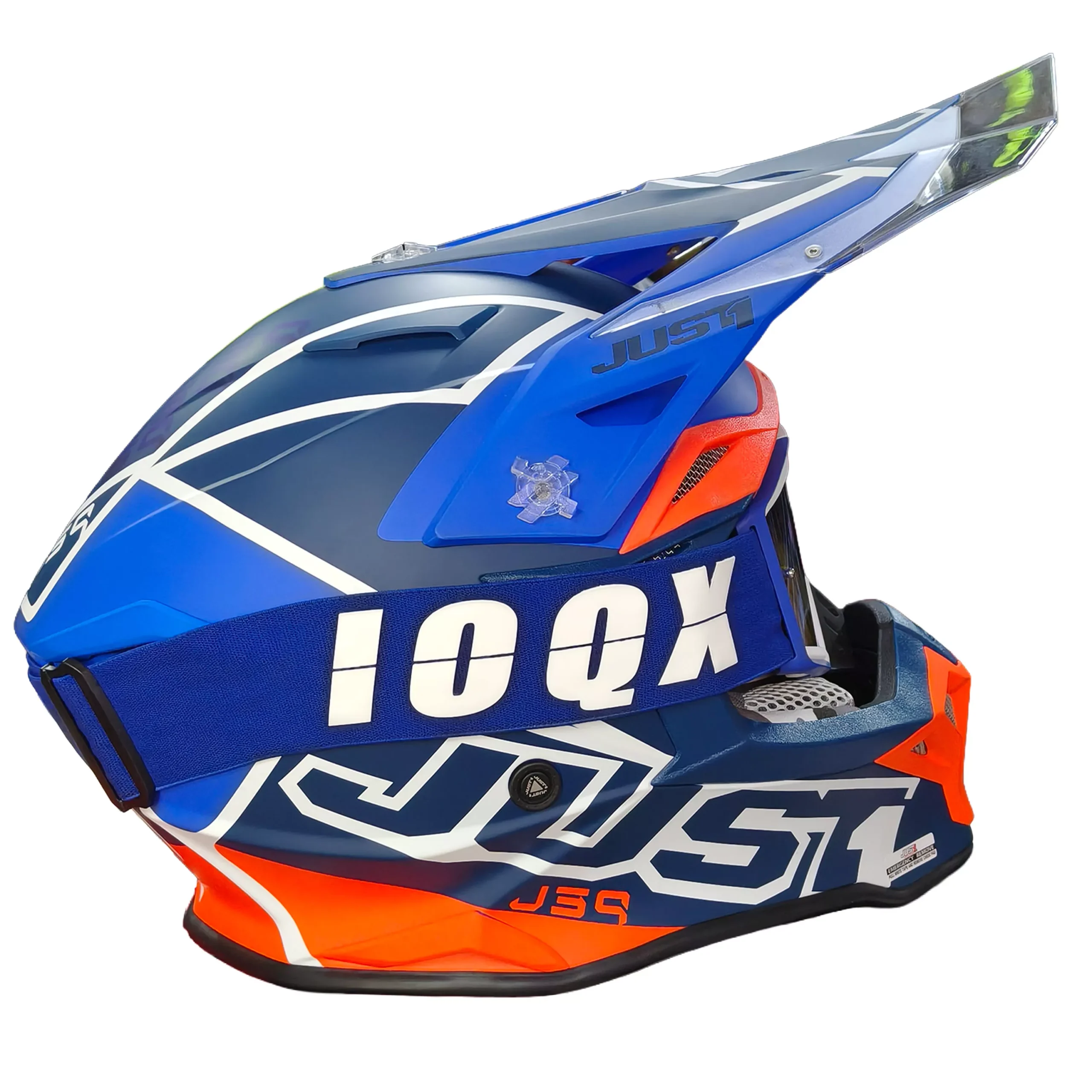 Casco Just1 Thruster J39 - Blanco/Naranja - Imagen 5