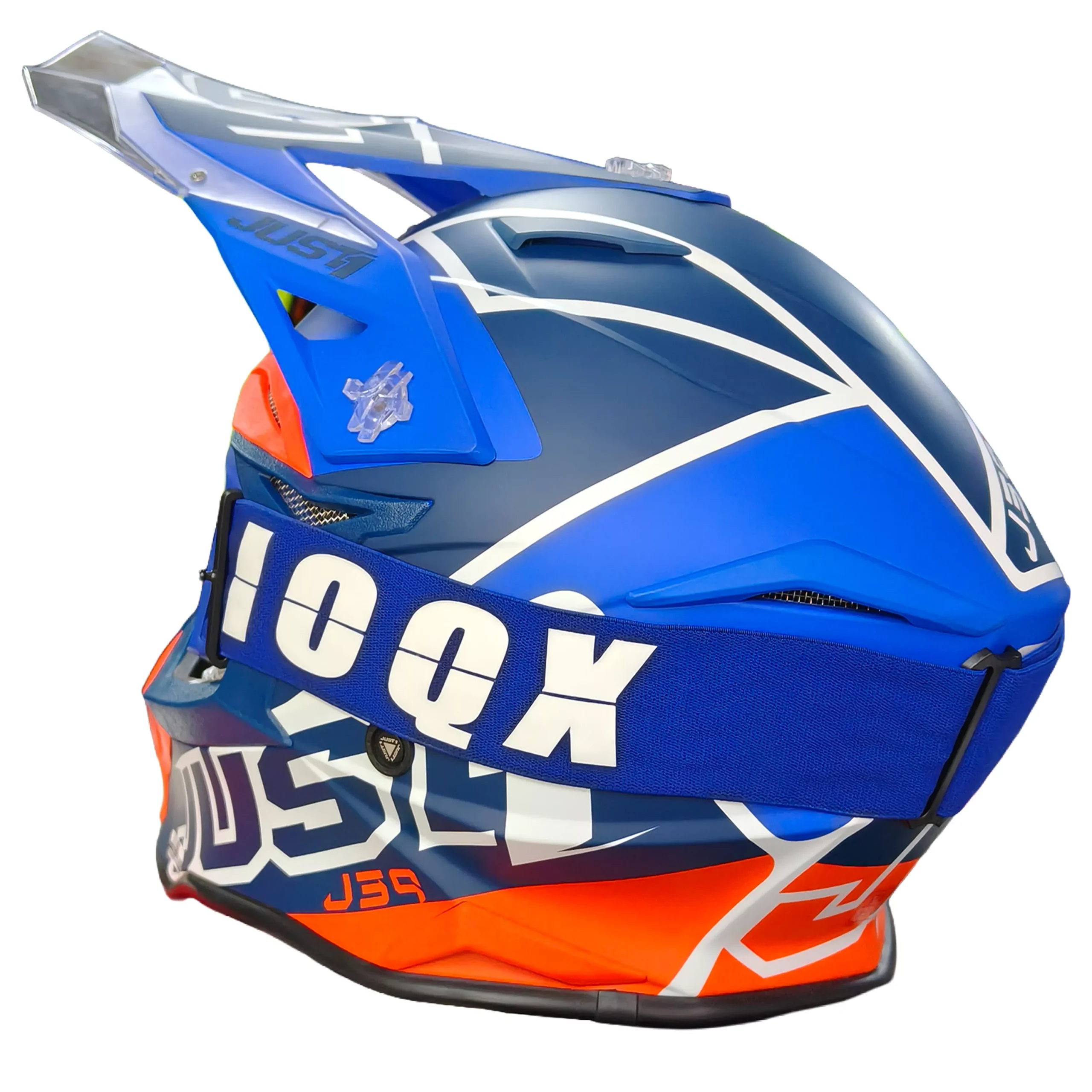 Casco Just1 Thruster J39 - Blanco/Naranja - Imagen 3