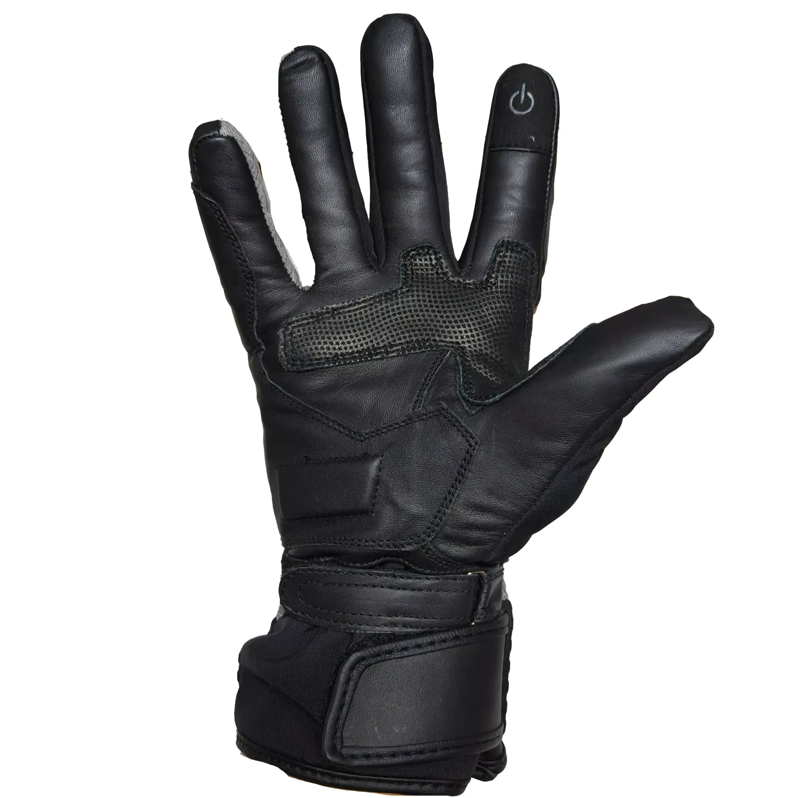 Guantes de Invierno JyV Race Velvet Mujer - Negro/Gris