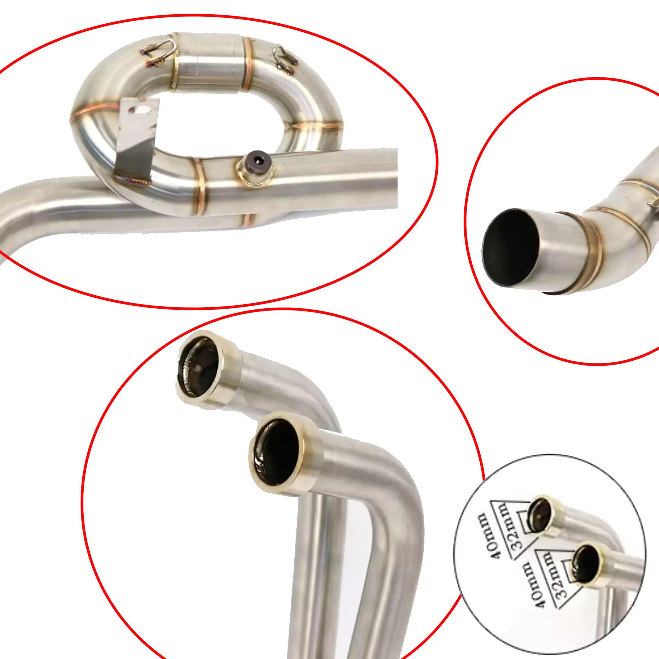 Curva Anula Catalizador Para Yamaha MT03 - Imagen 4