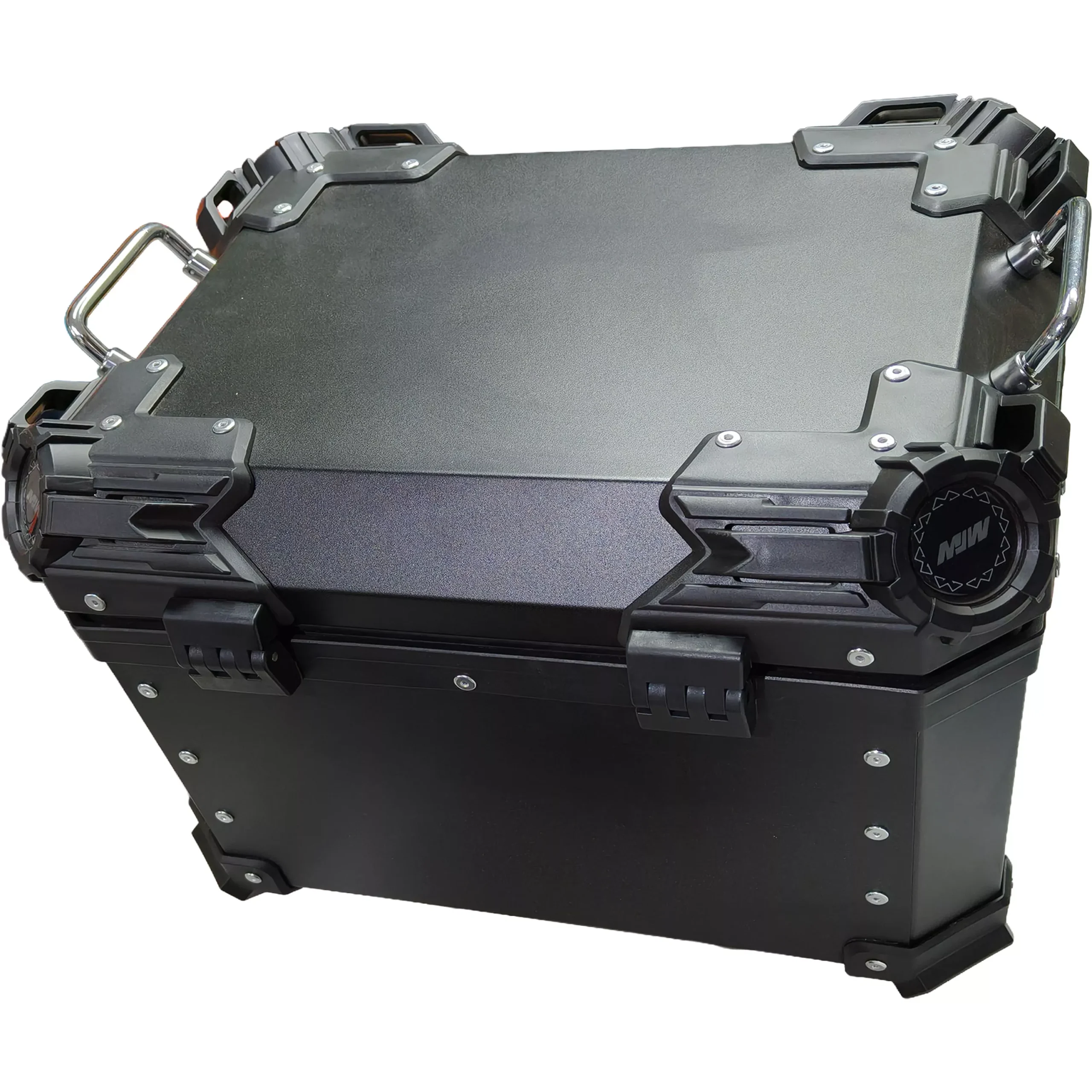 Baul Desmontable Aluminio 45L - Negro Liso - Imagen 3