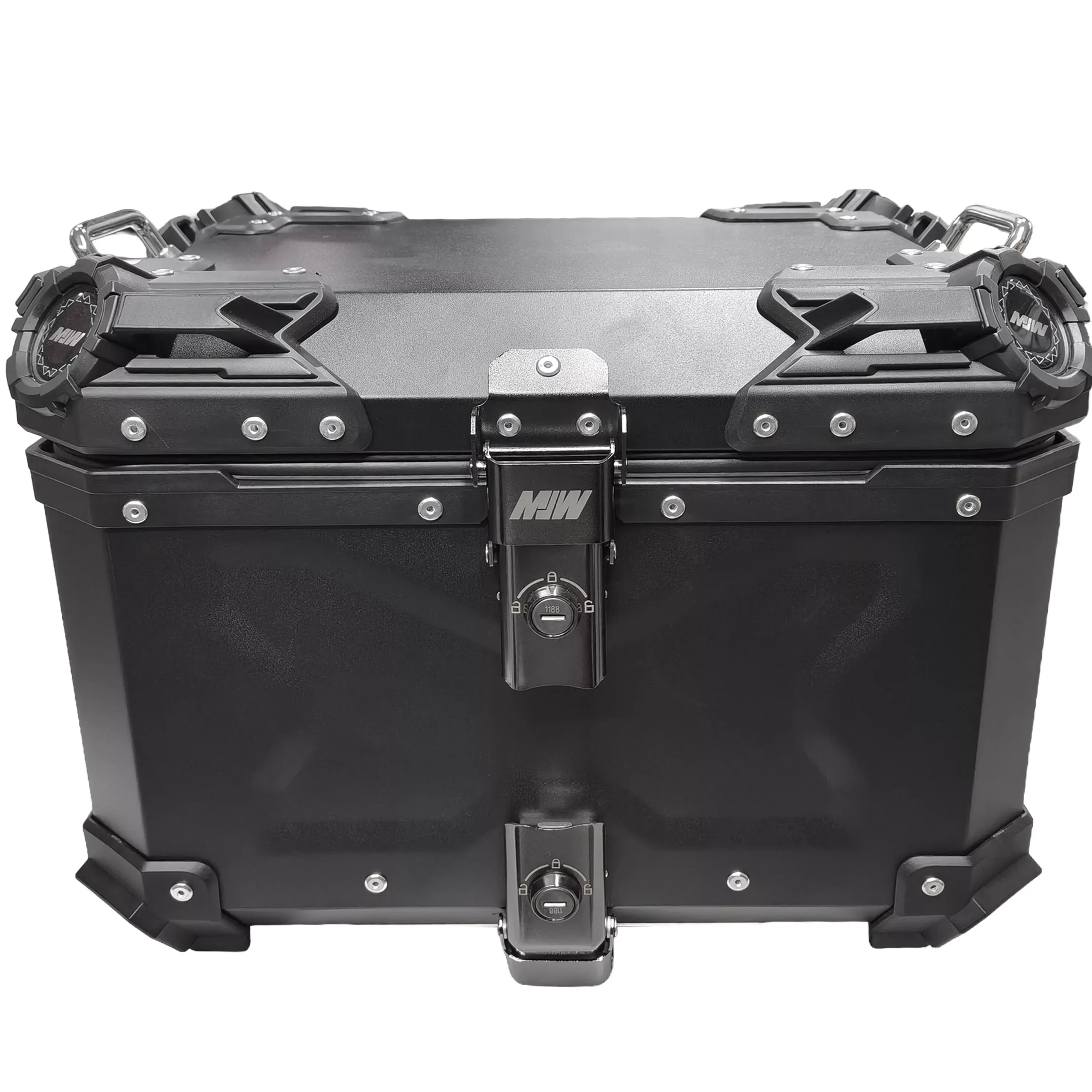 Baul Desmontable Aluminio 45L - Negro Liso