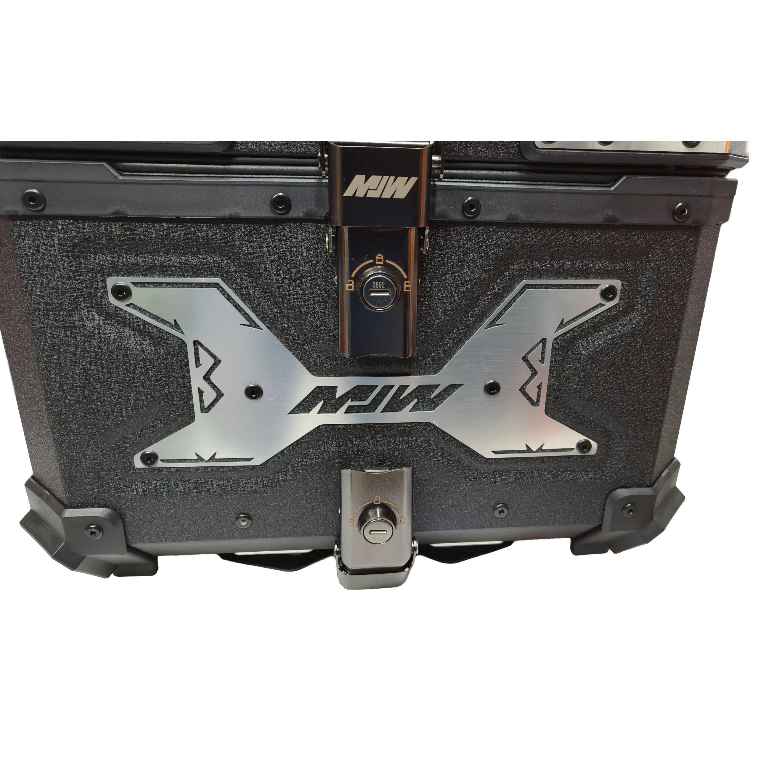 Baul Desmontable Aluminio 45L - Negro Cruz - Imagen 5