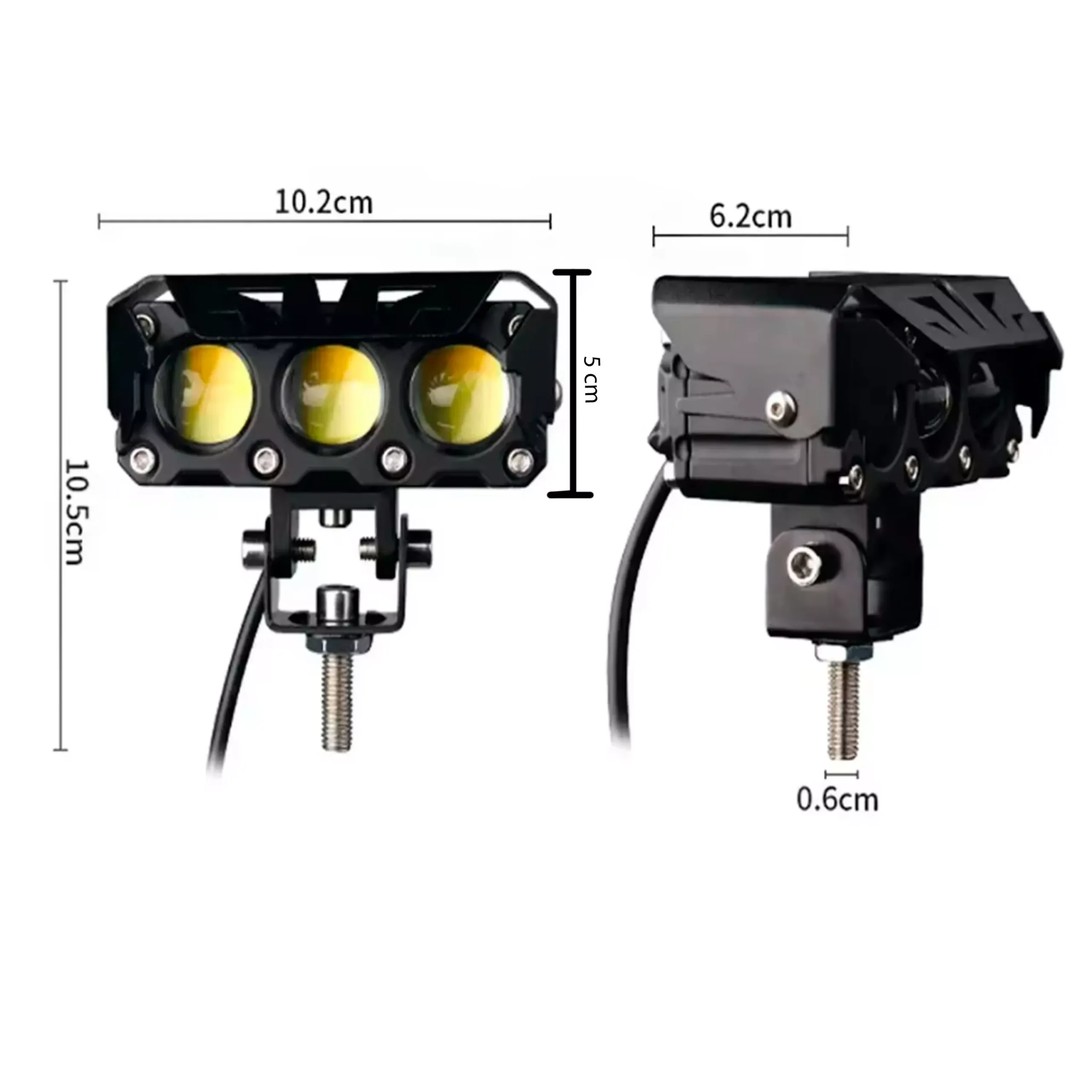 Kit X 2 Faros Led Auxiliar - 3 Lupa - Imagen 2