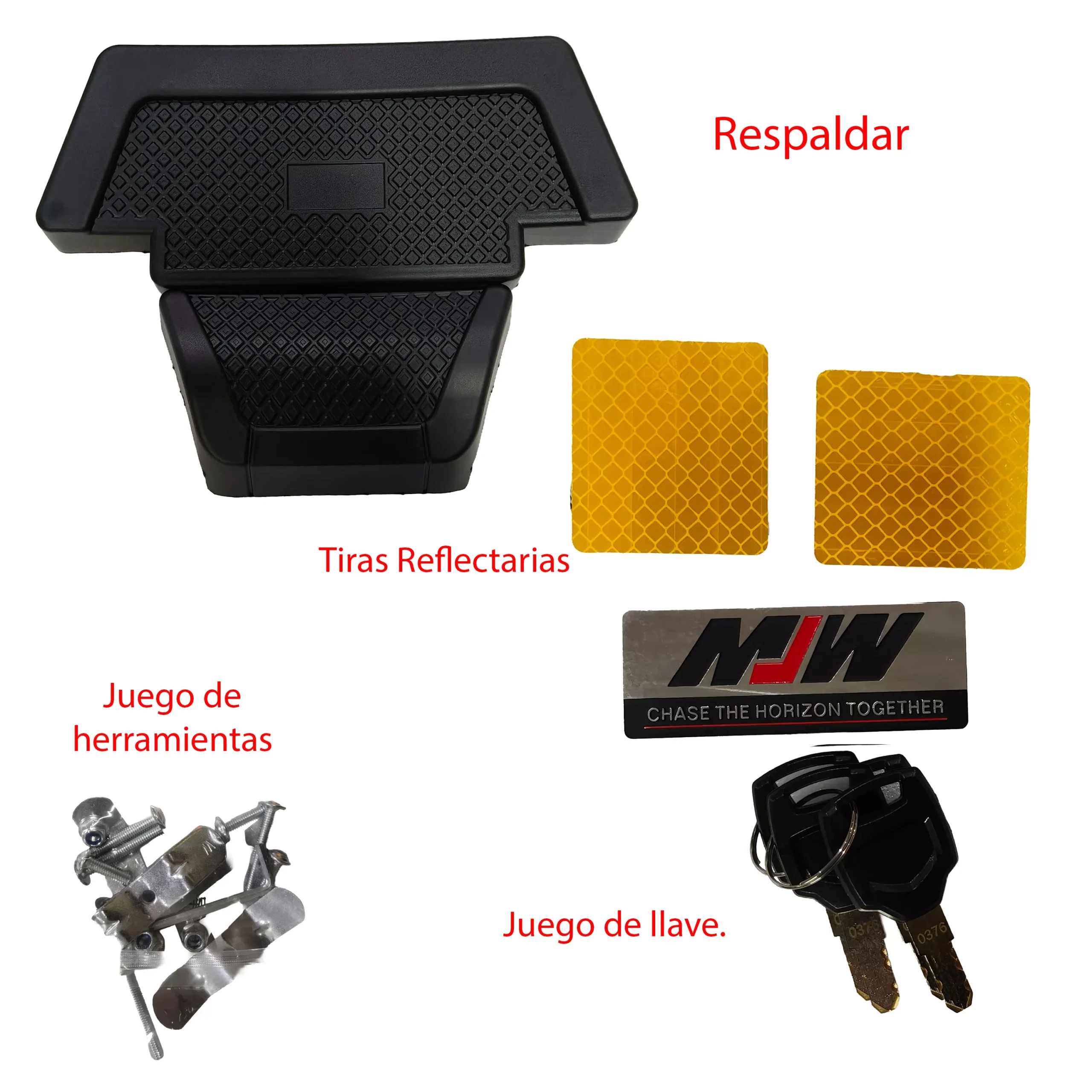 Baul Desmontable Aluminio 28L - Negro - Imagen 9