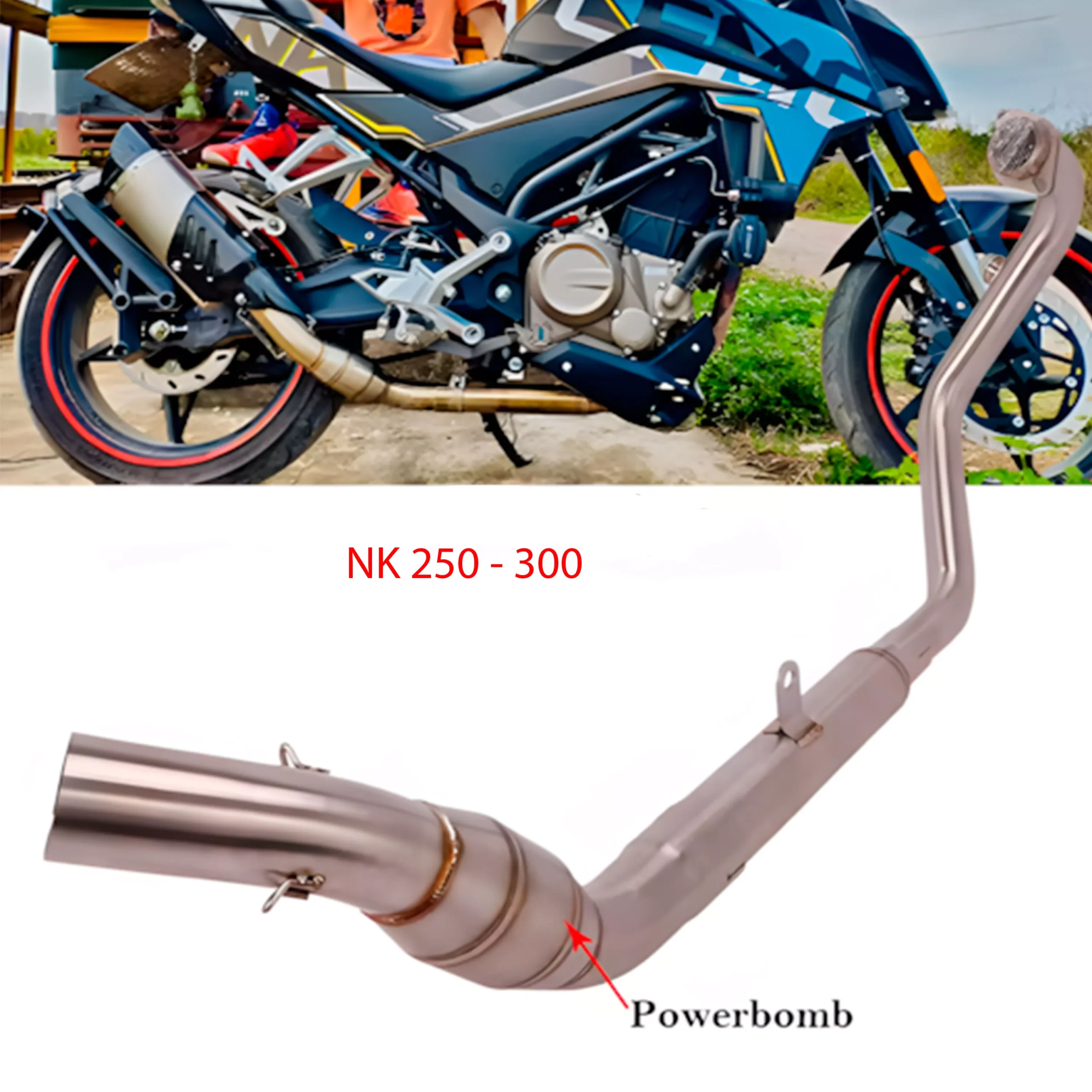 Curva Multiple/Full System CF Moto 300 - 250 NK - Imagen 4