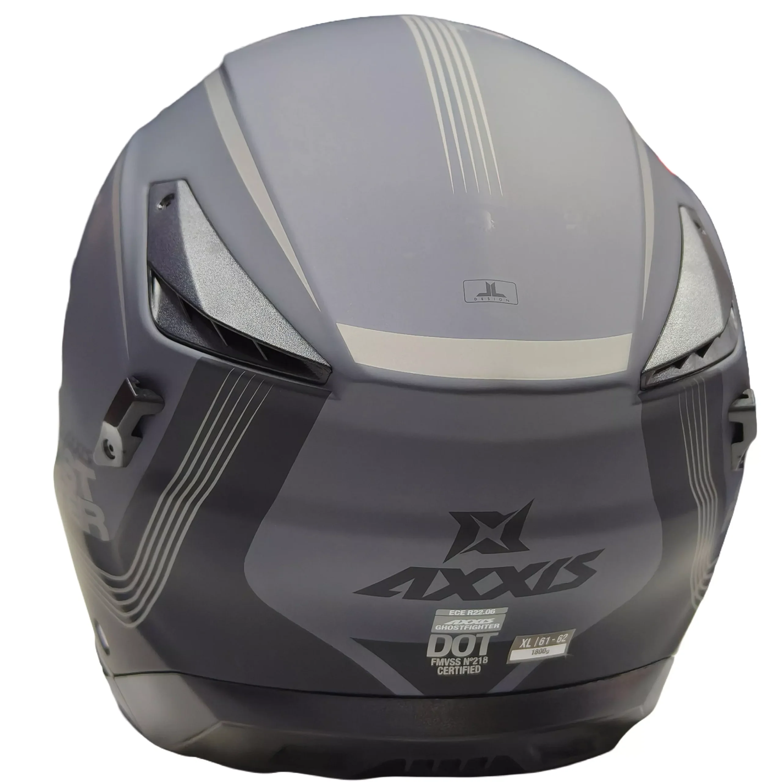 CASCO Axxis Ghostfighter SV Bitone - Gris - Imagen 3