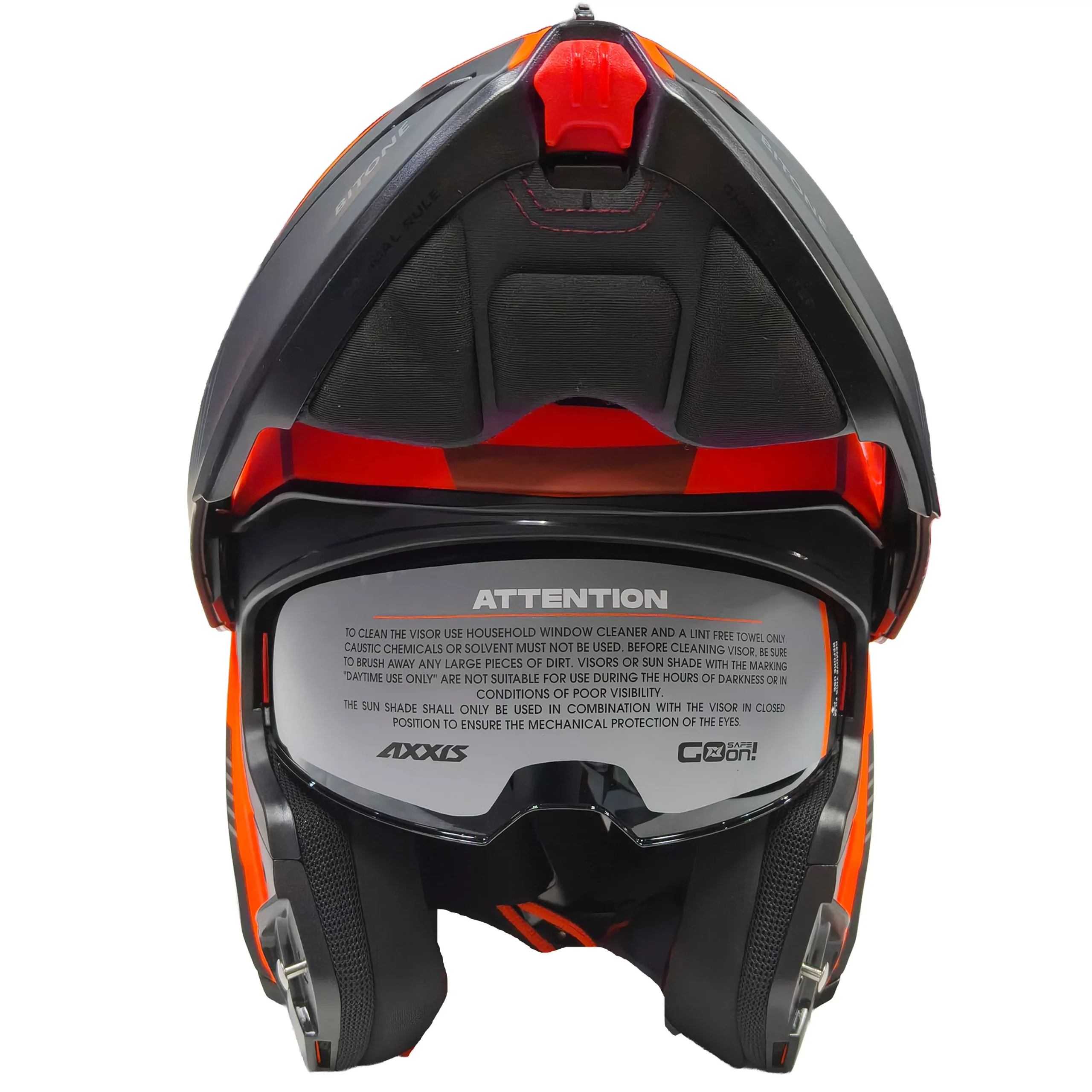 CASCO Axxis Ghostfighter SV Bitone - Naranja - Imagen 5