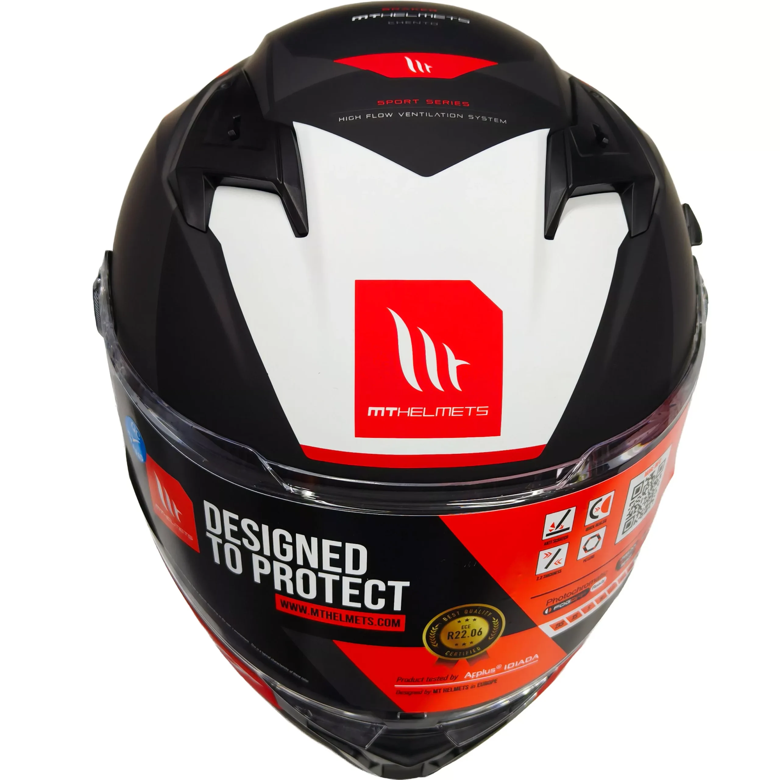 Casco MT Braker SV CHENTO - Rojo - Imagen 2