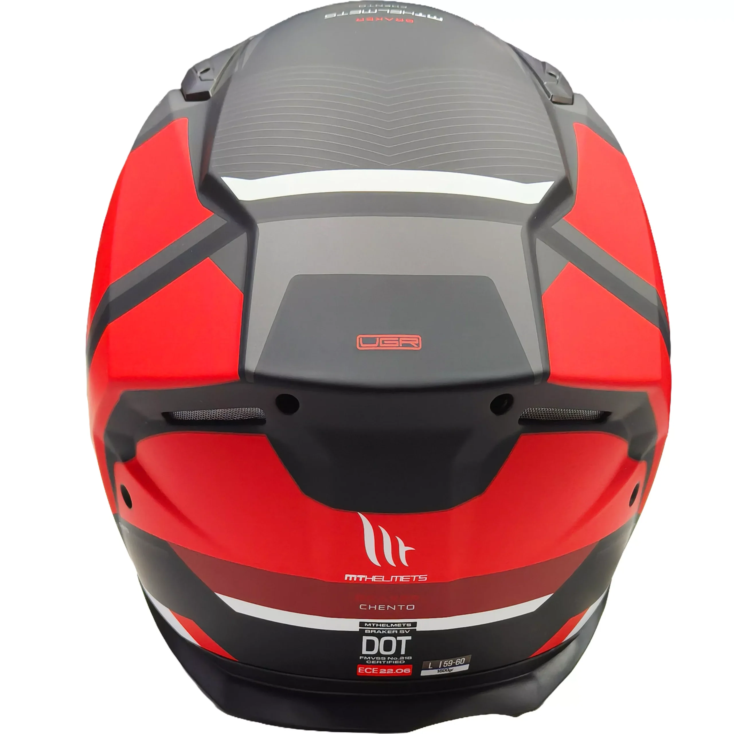 Casco MT Braker SV CHENTO - Rojo - Imagen 5