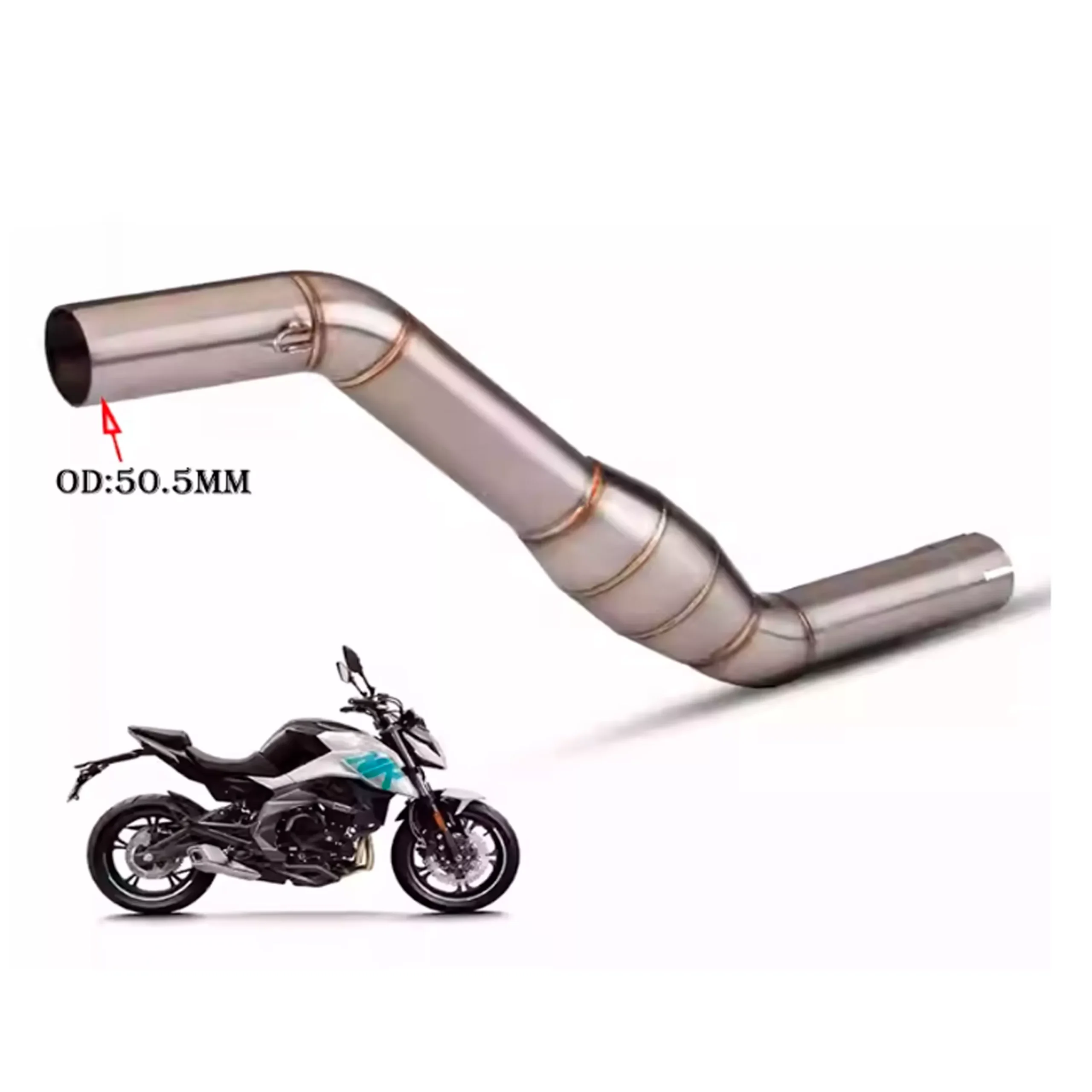 Curva Para Escape CF MOTO 650 - 400 NK - Imagen 2