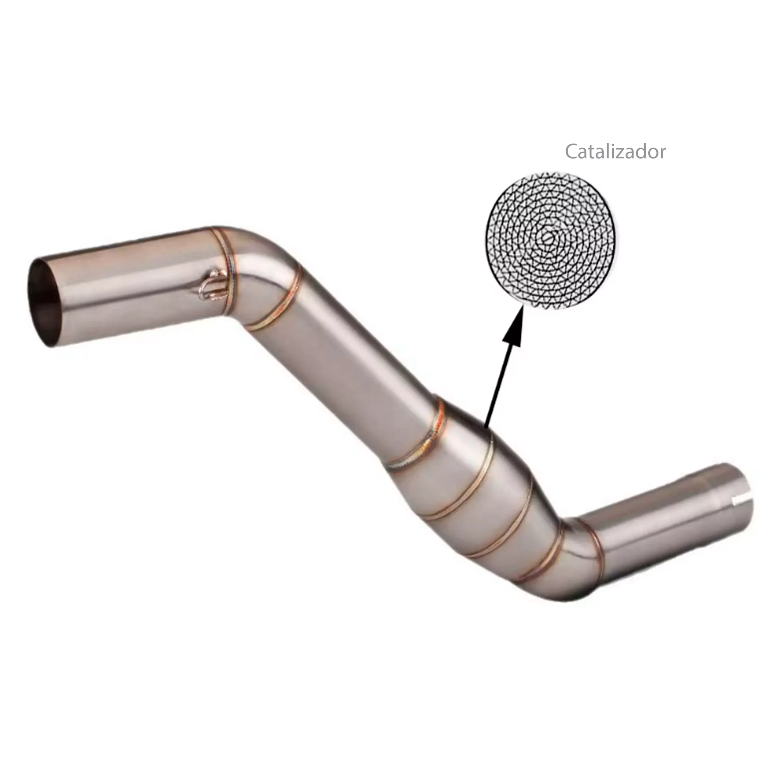 Curva Para Escape CF MOTO 650 - 400 NK - Imagen 4