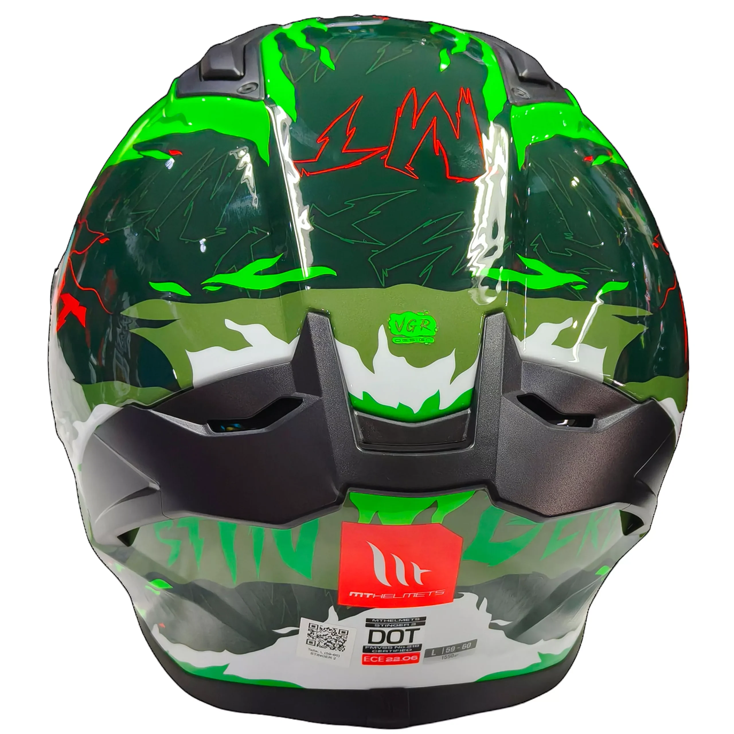 Casco MT STINGER 2 Ardent - Verde - Imagen 3