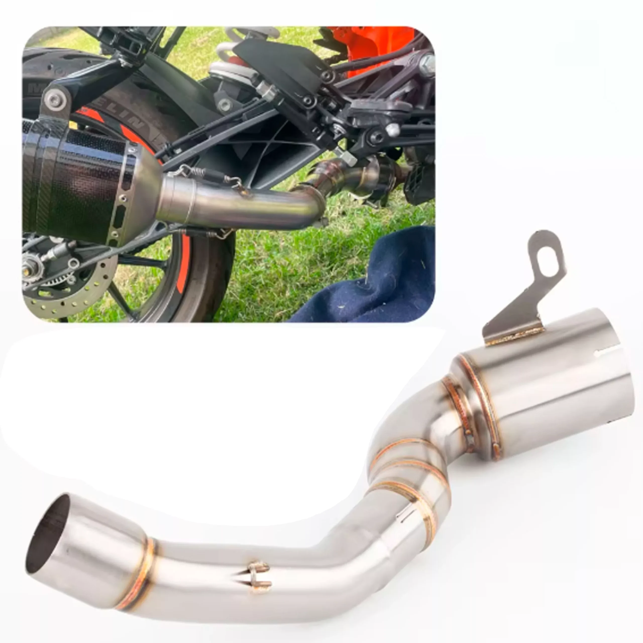 Curva Adventur Anula Catalizador KTM 200/390 NG - 250/390 - Imagen 2