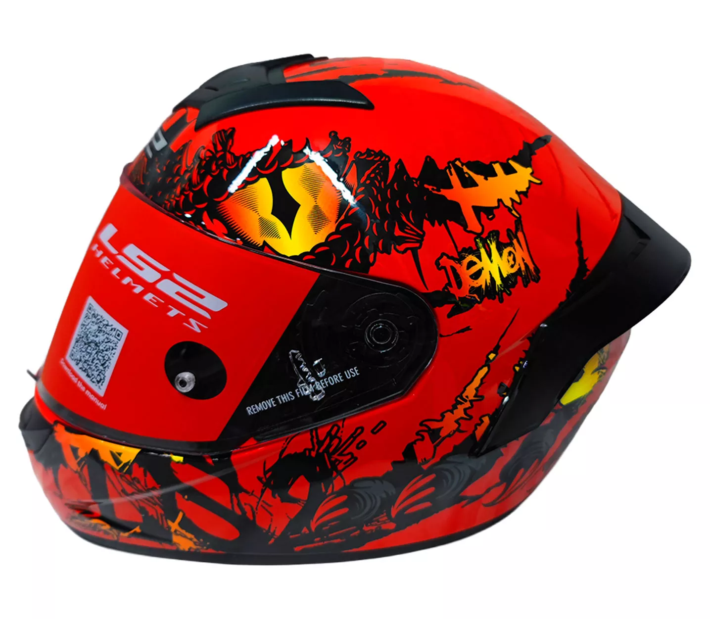 Casco Ls2 352 Rookie DEMON - Rojo - Imagen 2