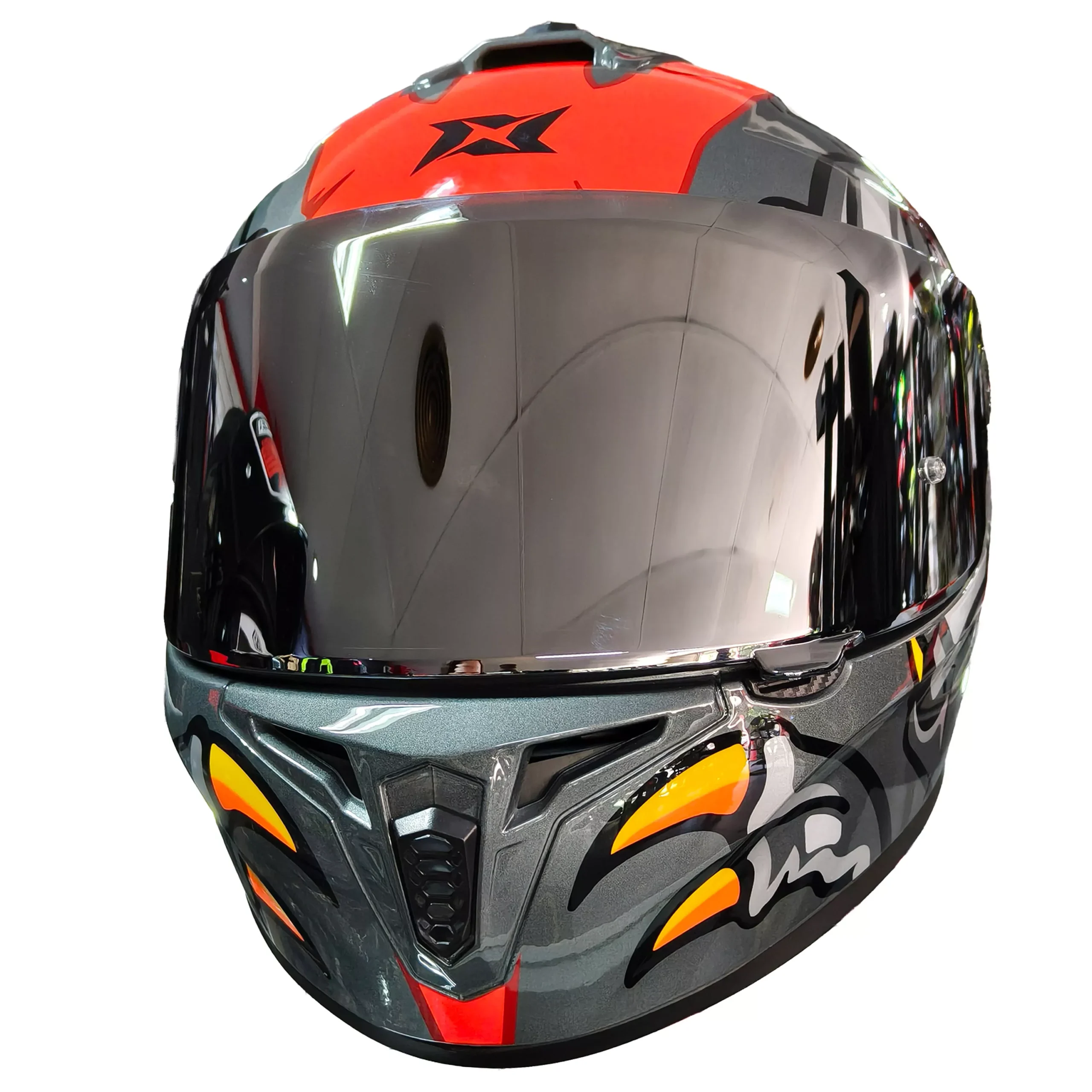Casco Axxis Draken Dinotoon - Gris - Imagen 2