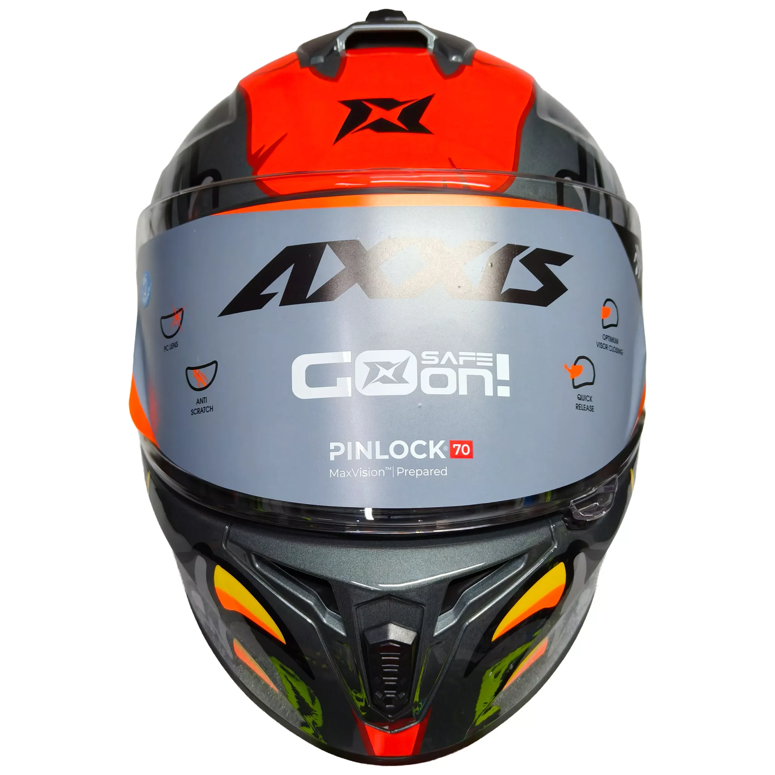 Casco Axxis Draken Dinotoon - Gris - Imagen 5