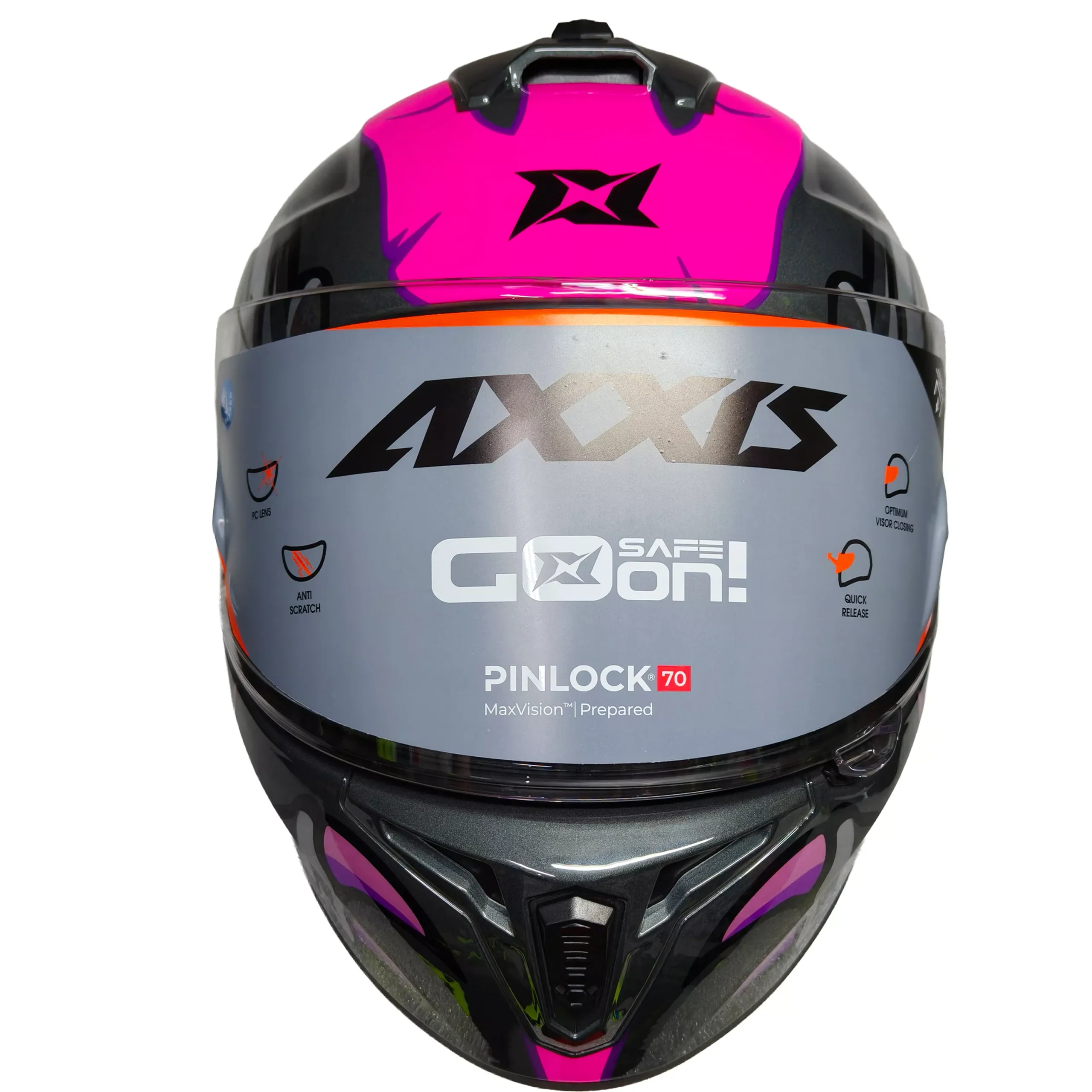Casco Axxis Draken Dinotoon - Rosa - Imagen 3