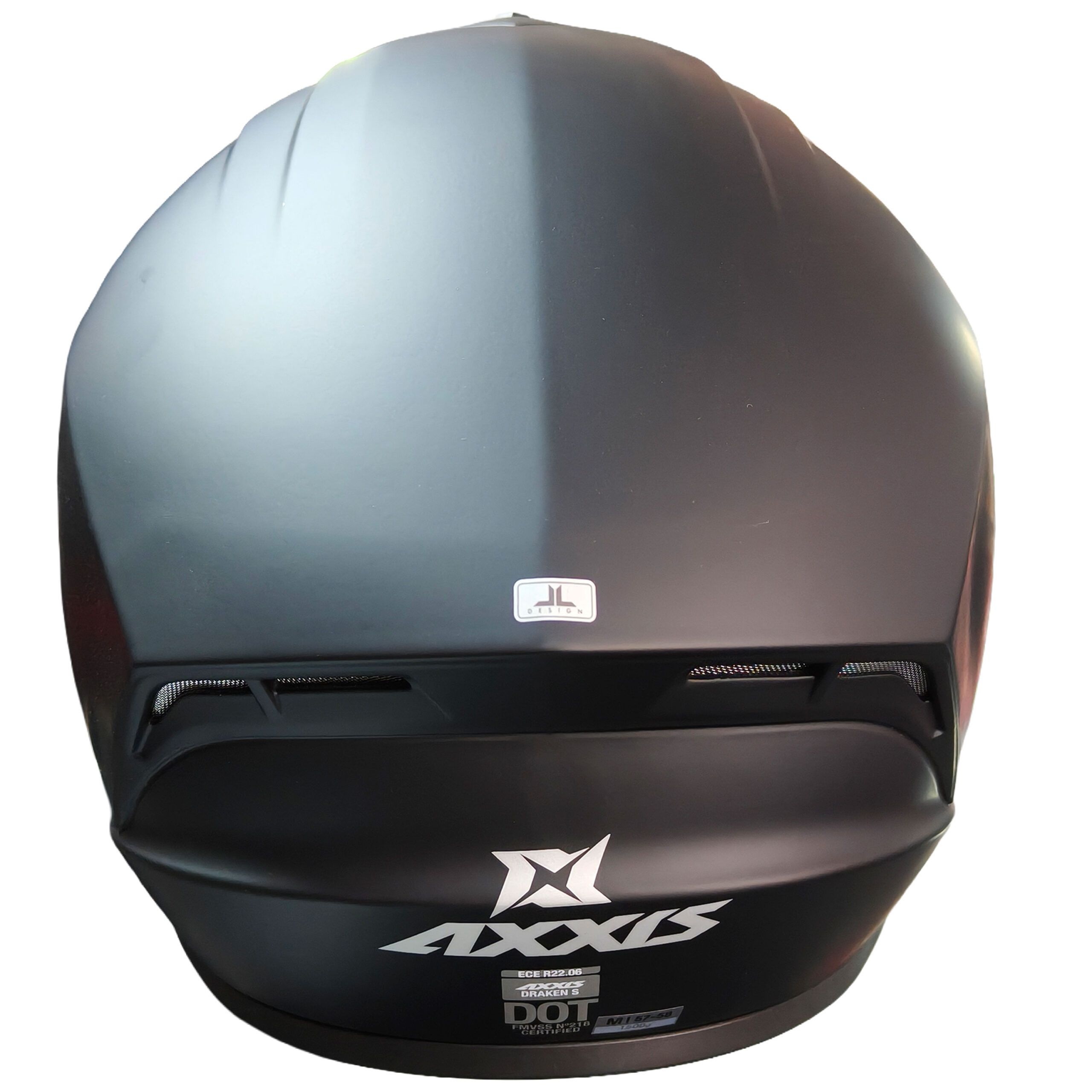 Casco Axxis Draken Mate- Negro - Imagen 4
