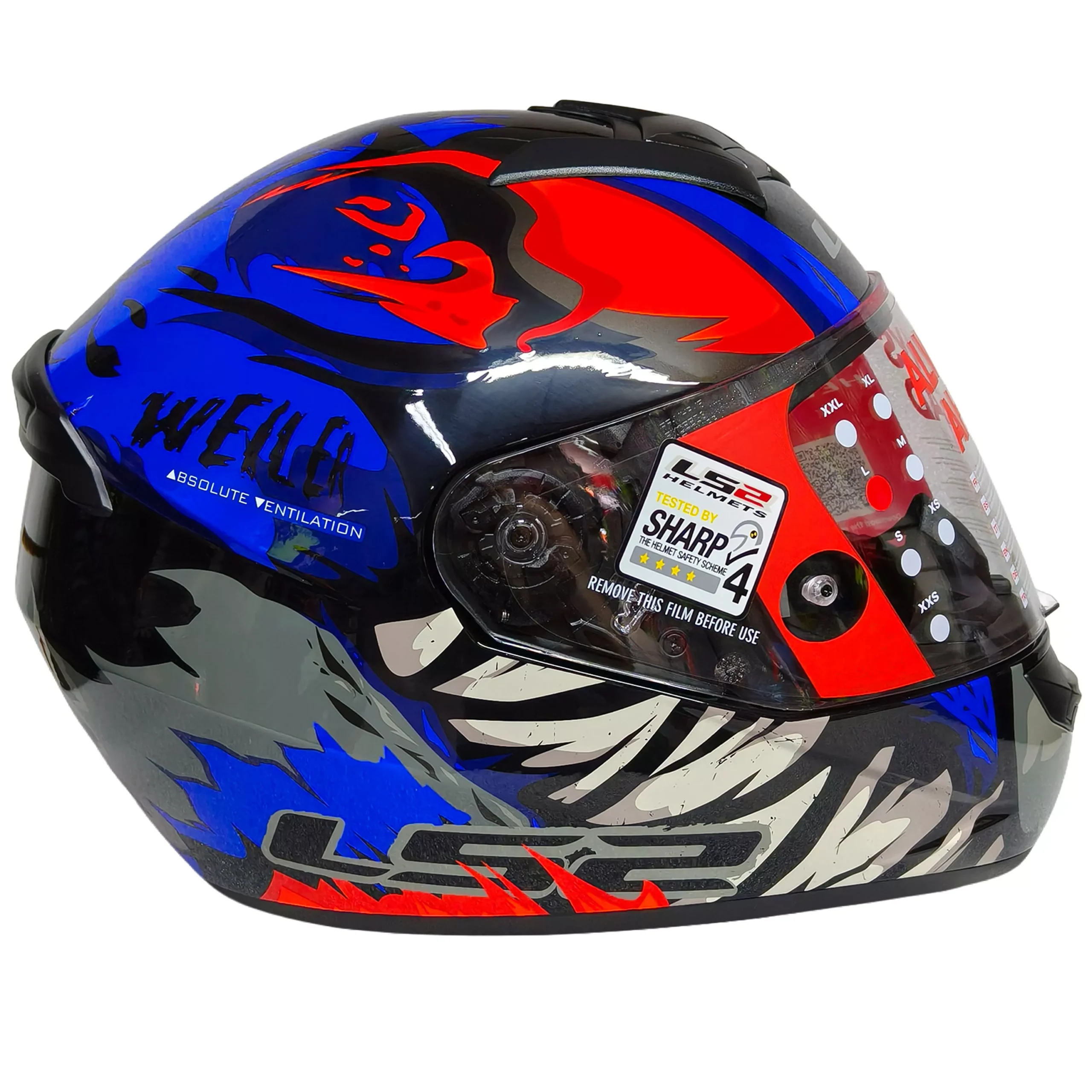 Casco Ls2 352 Rookie Weiler Azul
