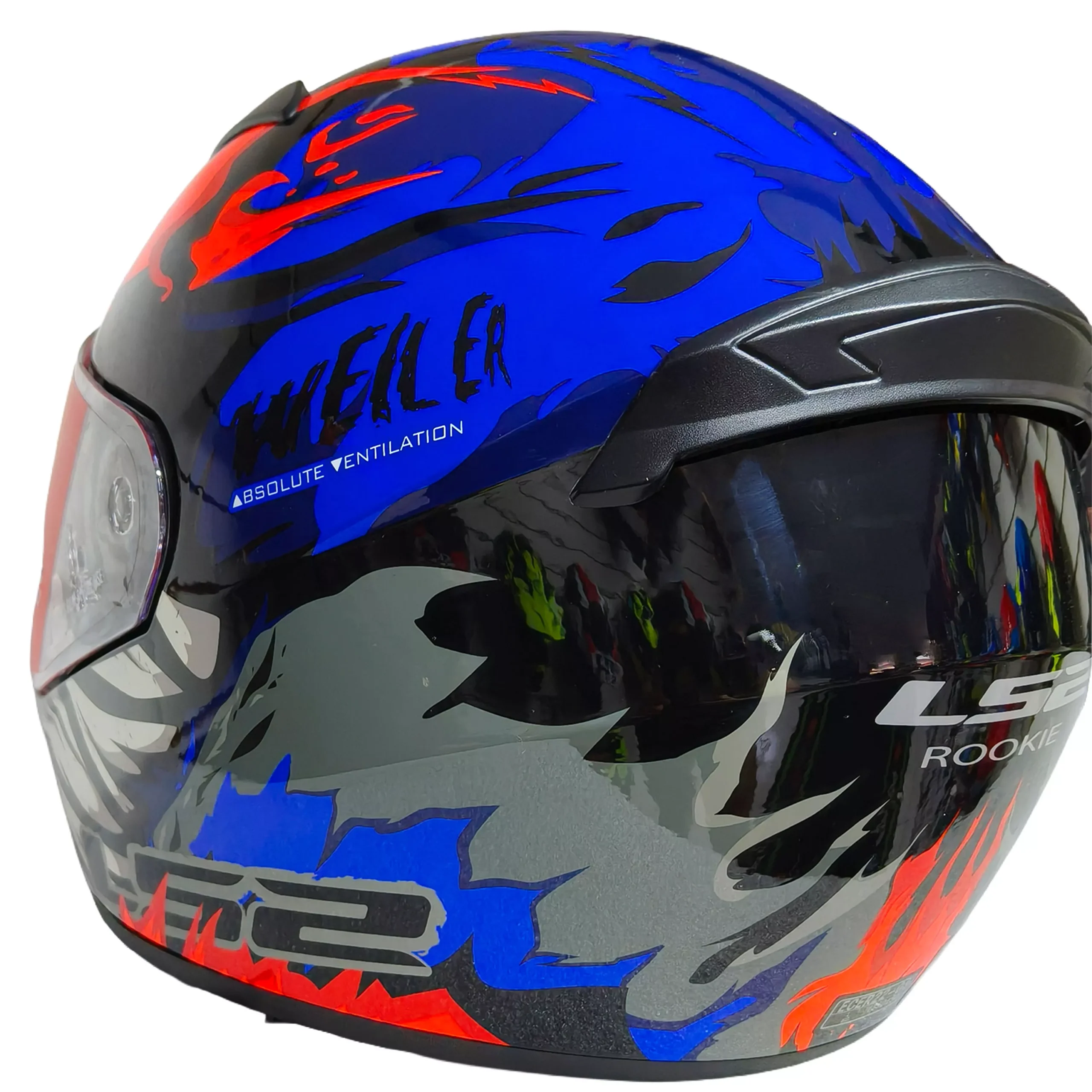 Casco Ls2 352 Rookie Weiler Azul - Imagen 4